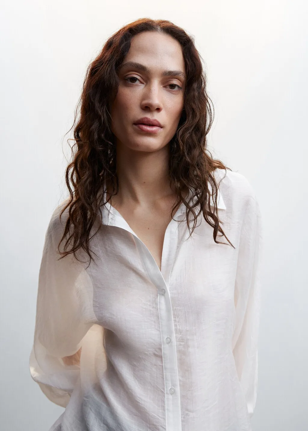 Camicia manica fiocco