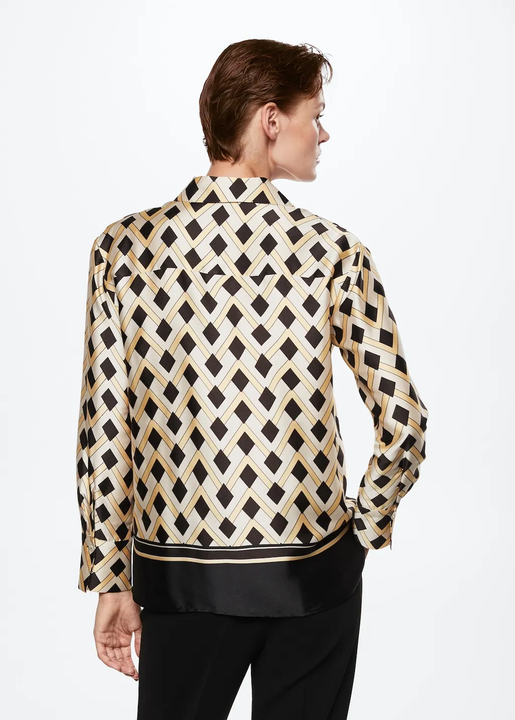 Camicia stampa geometrica
