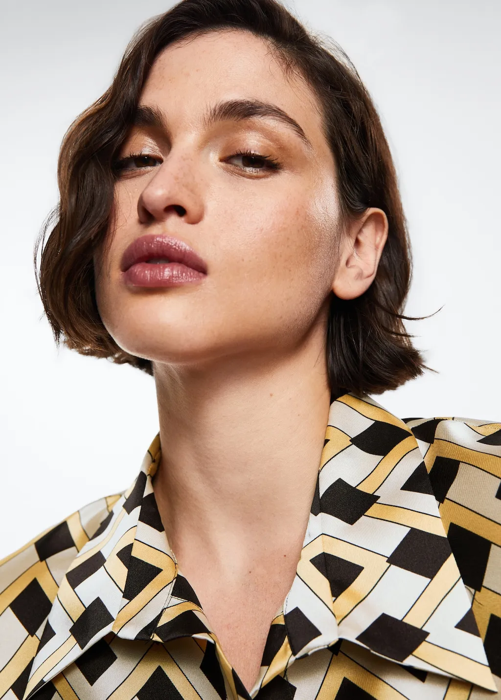 Camicia stampa geometrica