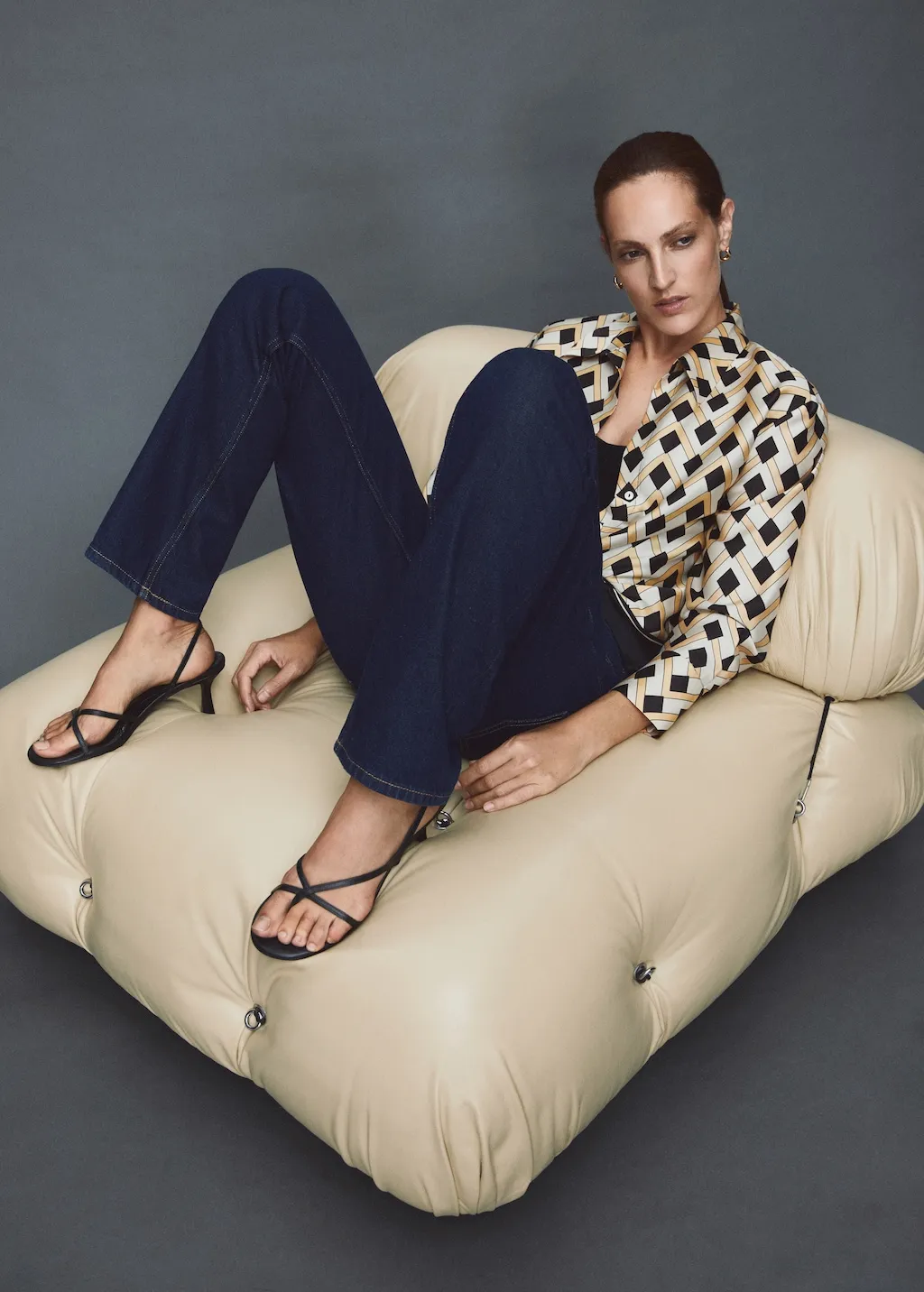 Camicia stampa geometrica
