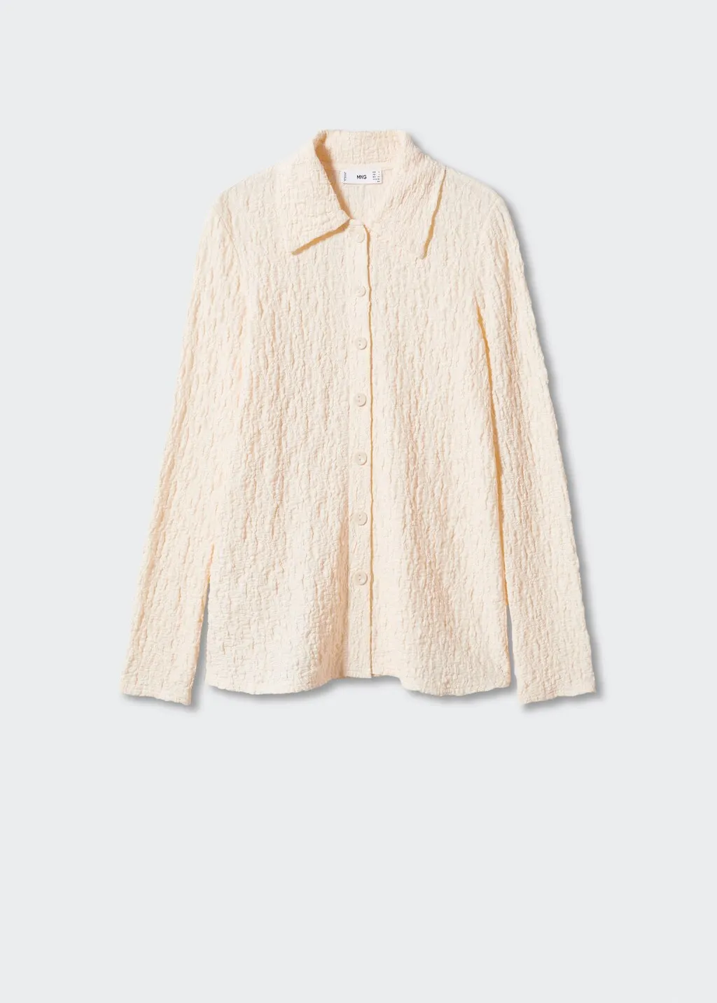 Camicia texture bottoni