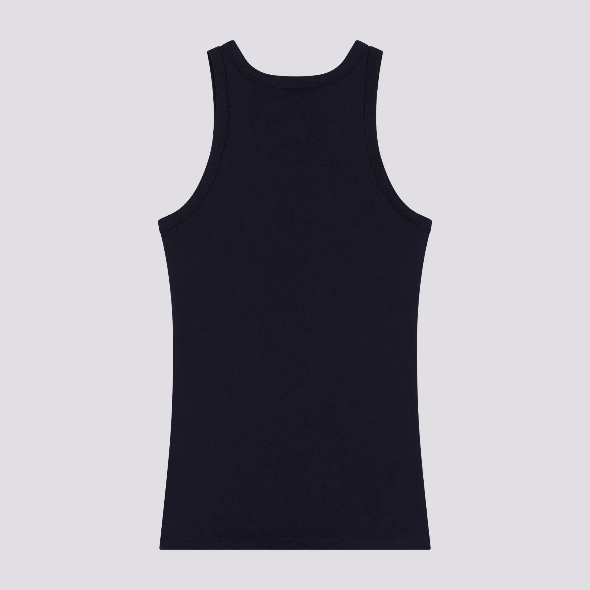 CANOTTA BLU ICONICA IN COTONE DONNA