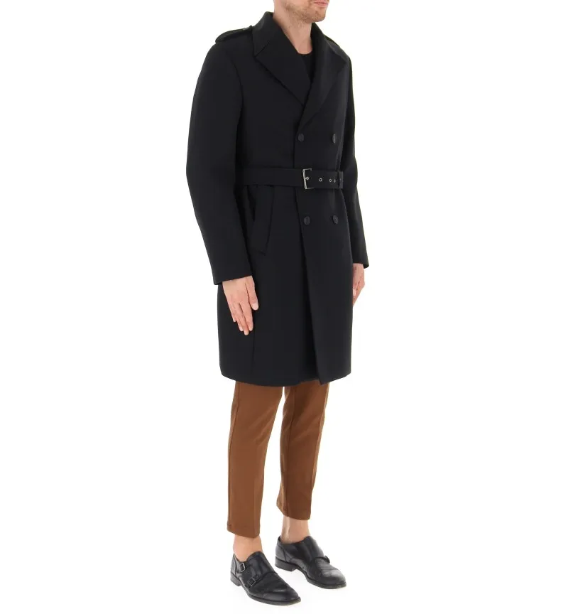Cappotto con cintura