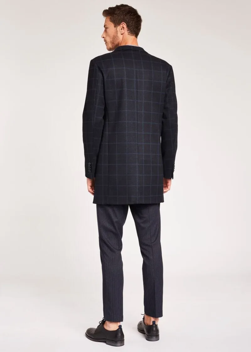 Cappotto con motivo check