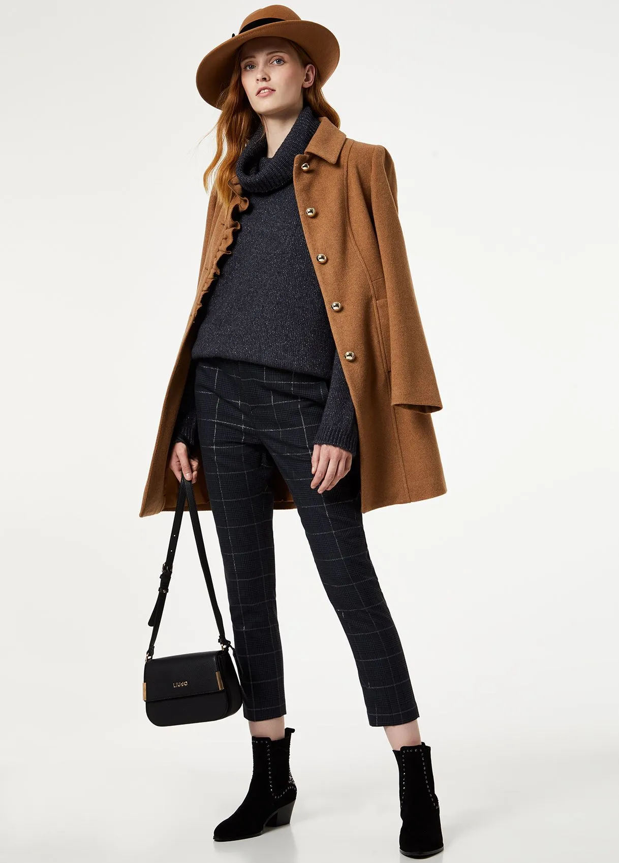 Cappotto con rouches