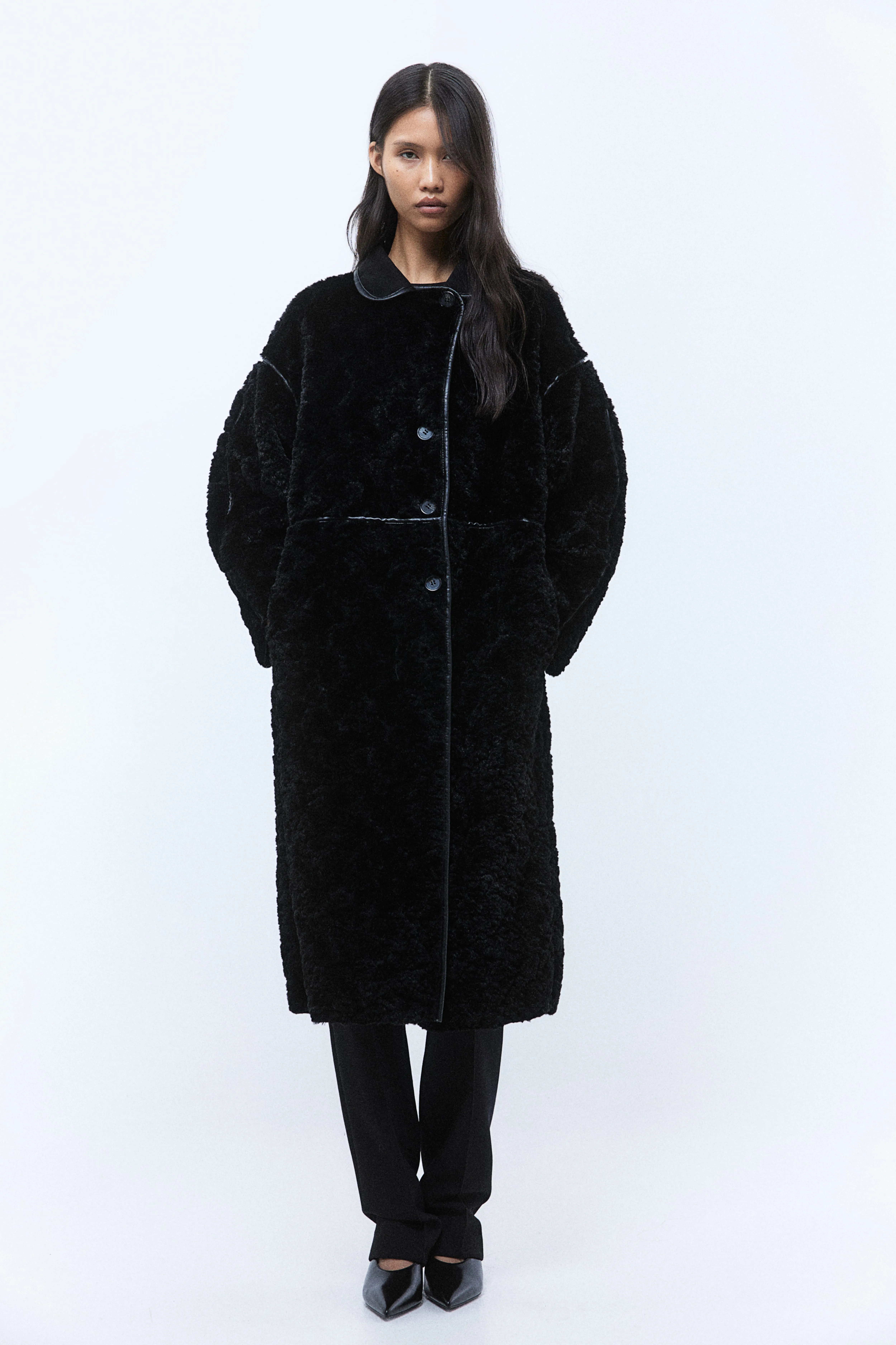 Cappotto in finta pelliccia
