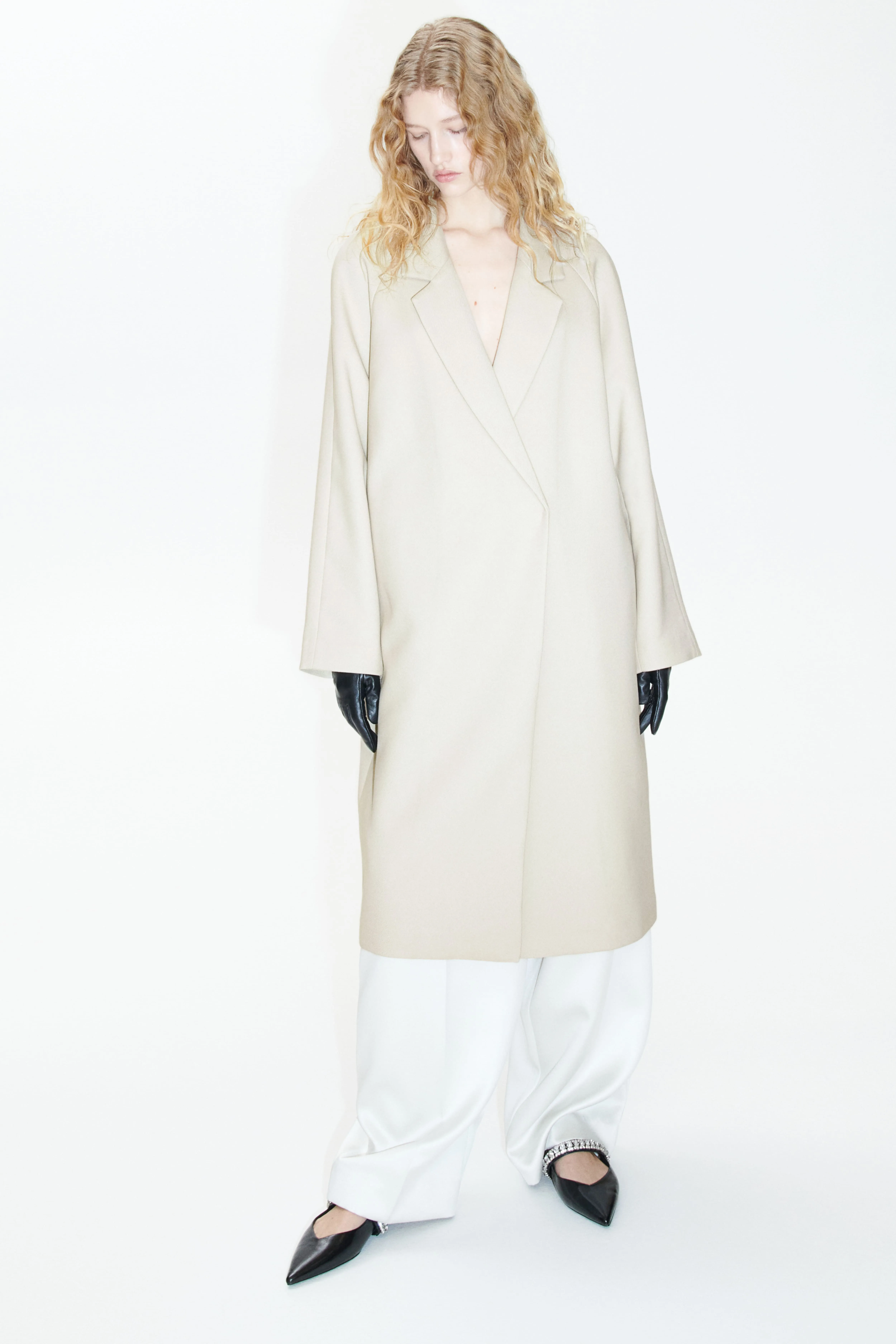 Cappotto midi a doppio petto