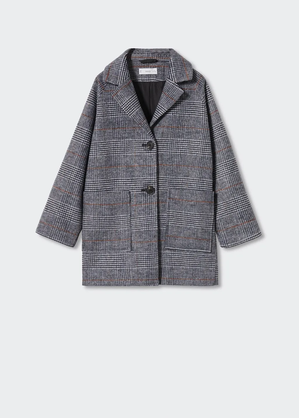 Cappotto revers quadri