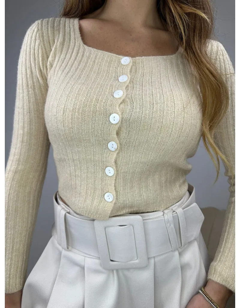 CARDIGAN CROP LUIS PANNA