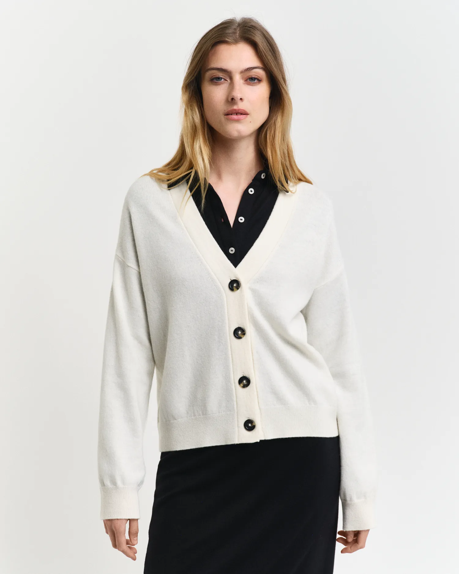 Cardigan in finissima lana d'agnello    