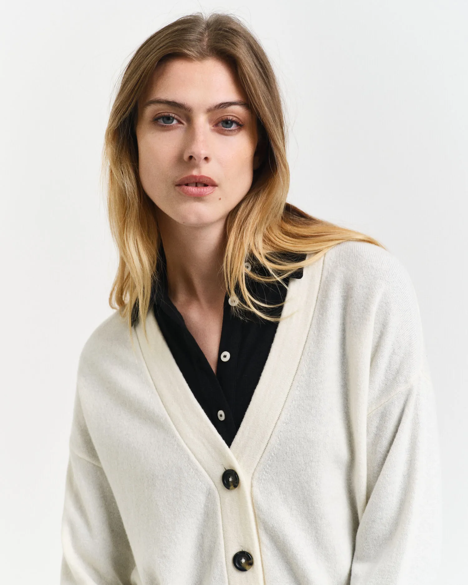 Cardigan in finissima lana d'agnello    