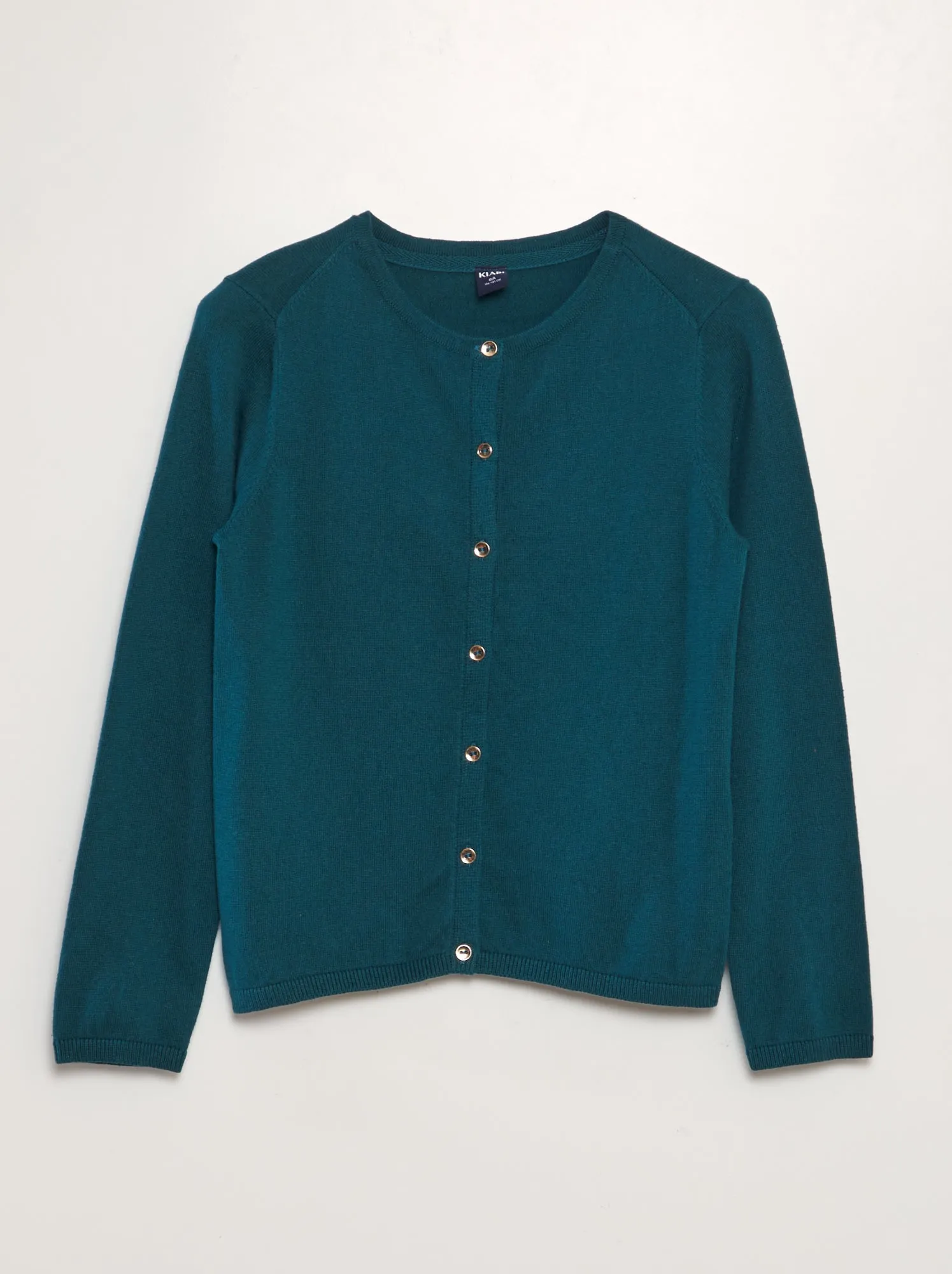 Cardigan in maglia fine - VERDE