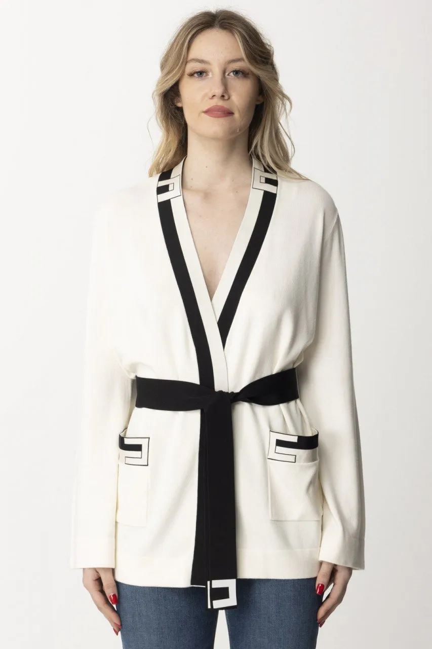 Cardigan kimono bicolor Burro
