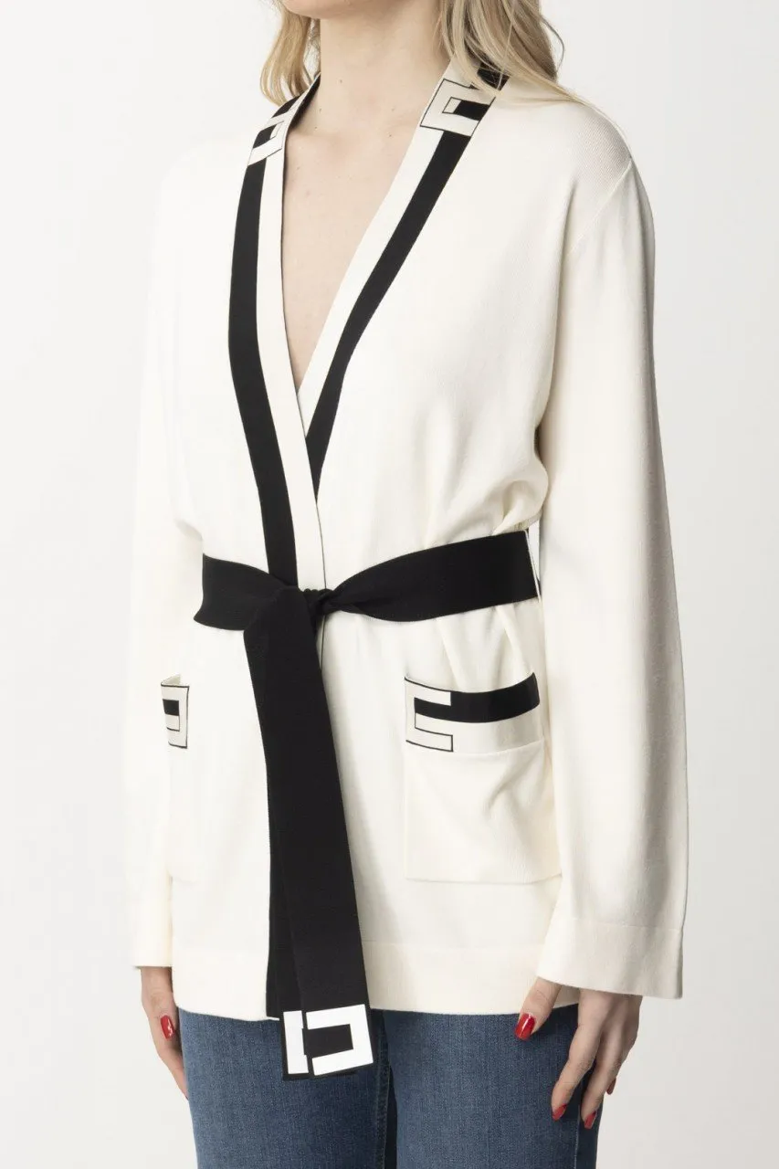Cardigan kimono bicolor Burro