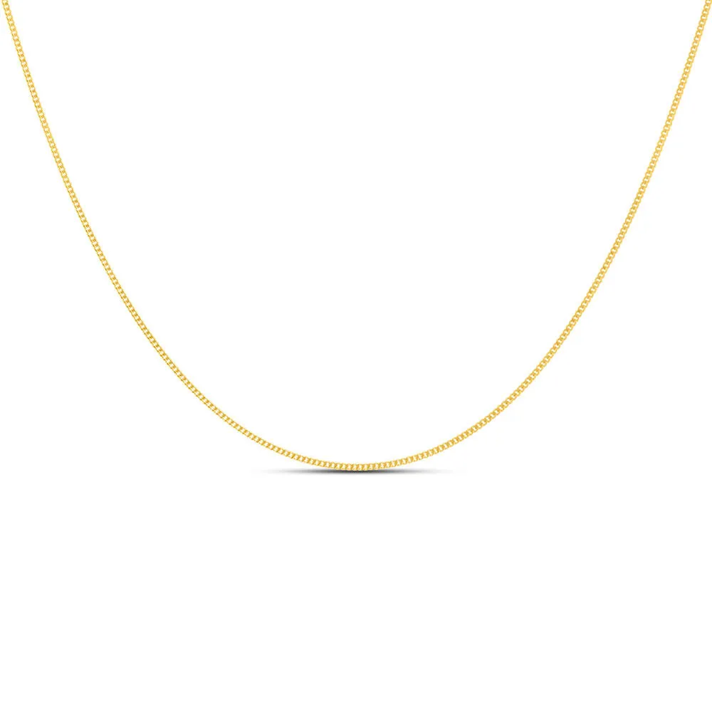 Catenina Gold Essence Oro Giallo 750/1000 Maglia Groumette 45 cm 1692861