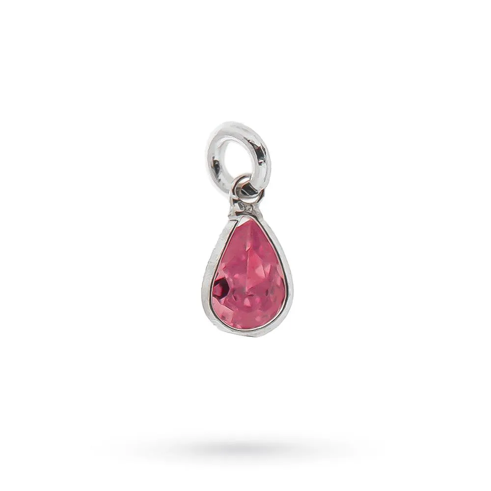 Ciondolo Dodo Mariani Rugiada gocciolina zircone rosa