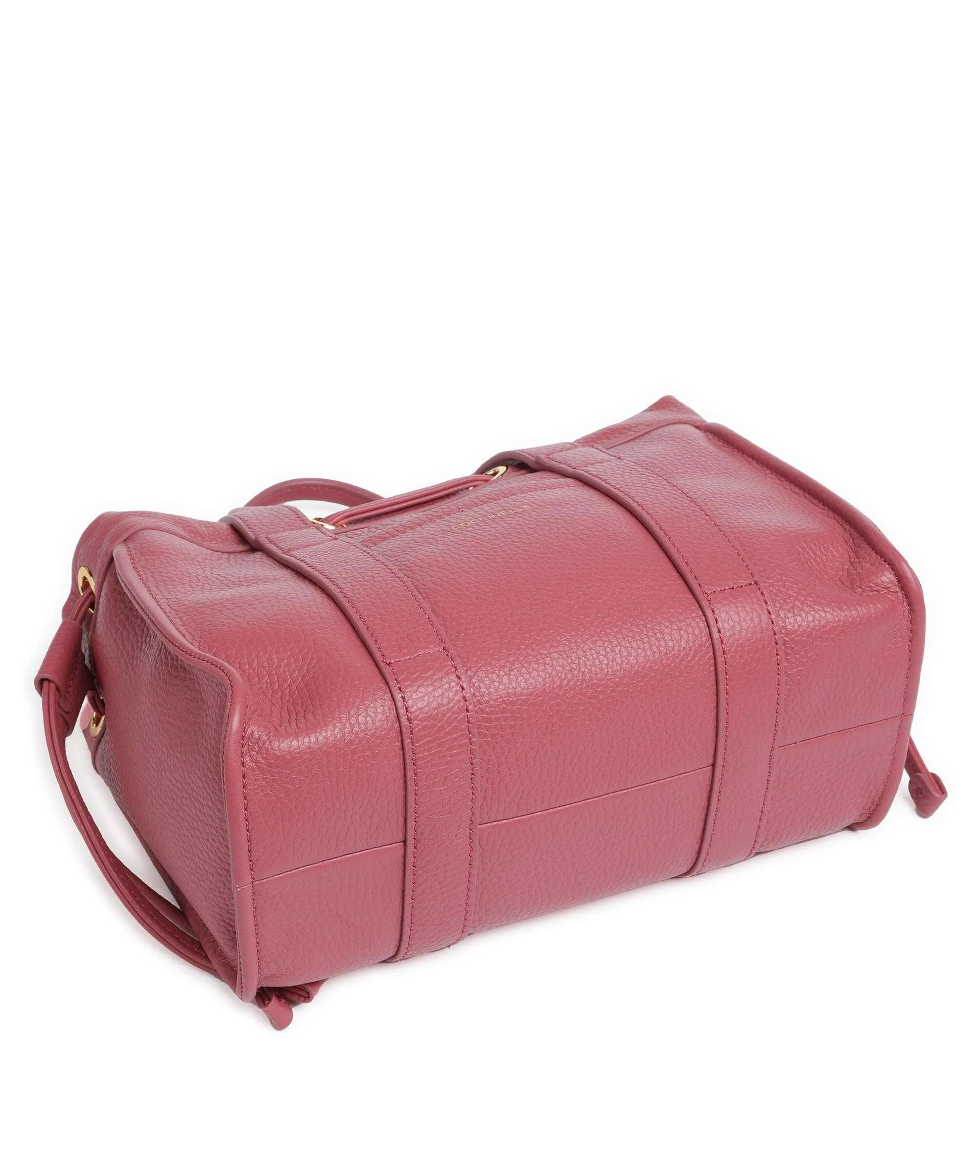  Coccinelle Signature 2Day Borsa a mano pelle granulata rosa antico  