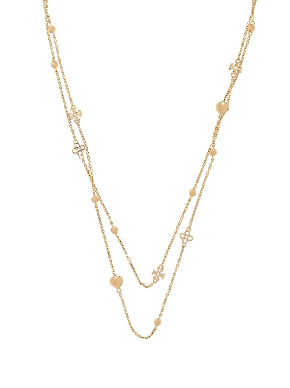 Collana con logo in oro Tory Burch - donna