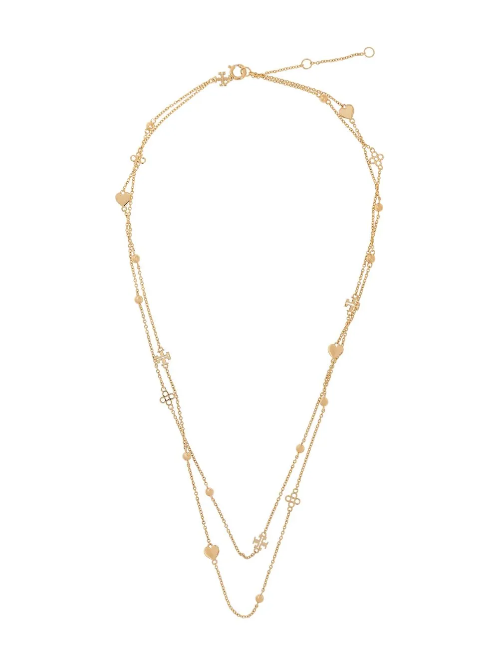 Collana con logo in oro Tory Burch - donna