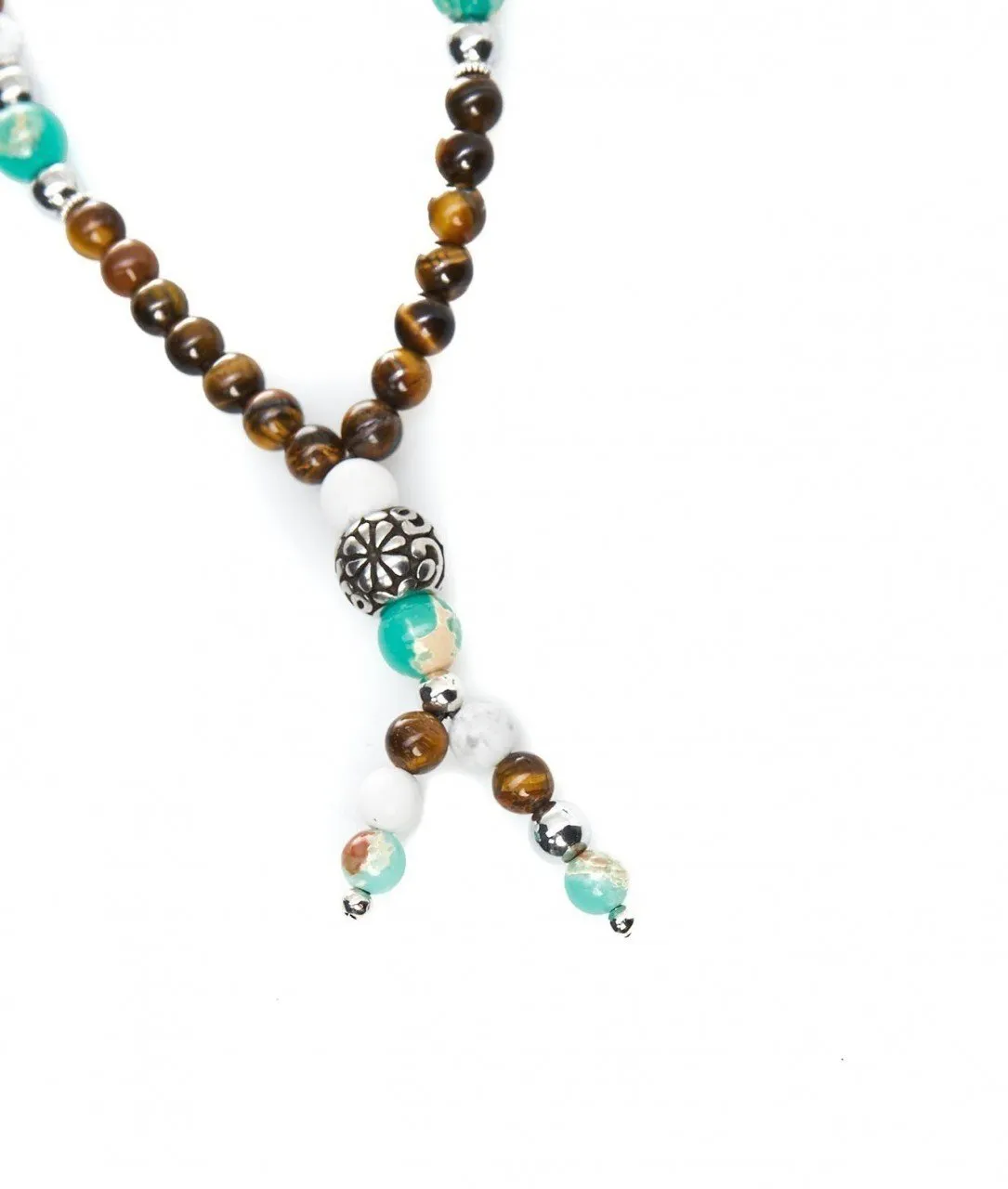 Collana marrone marrone