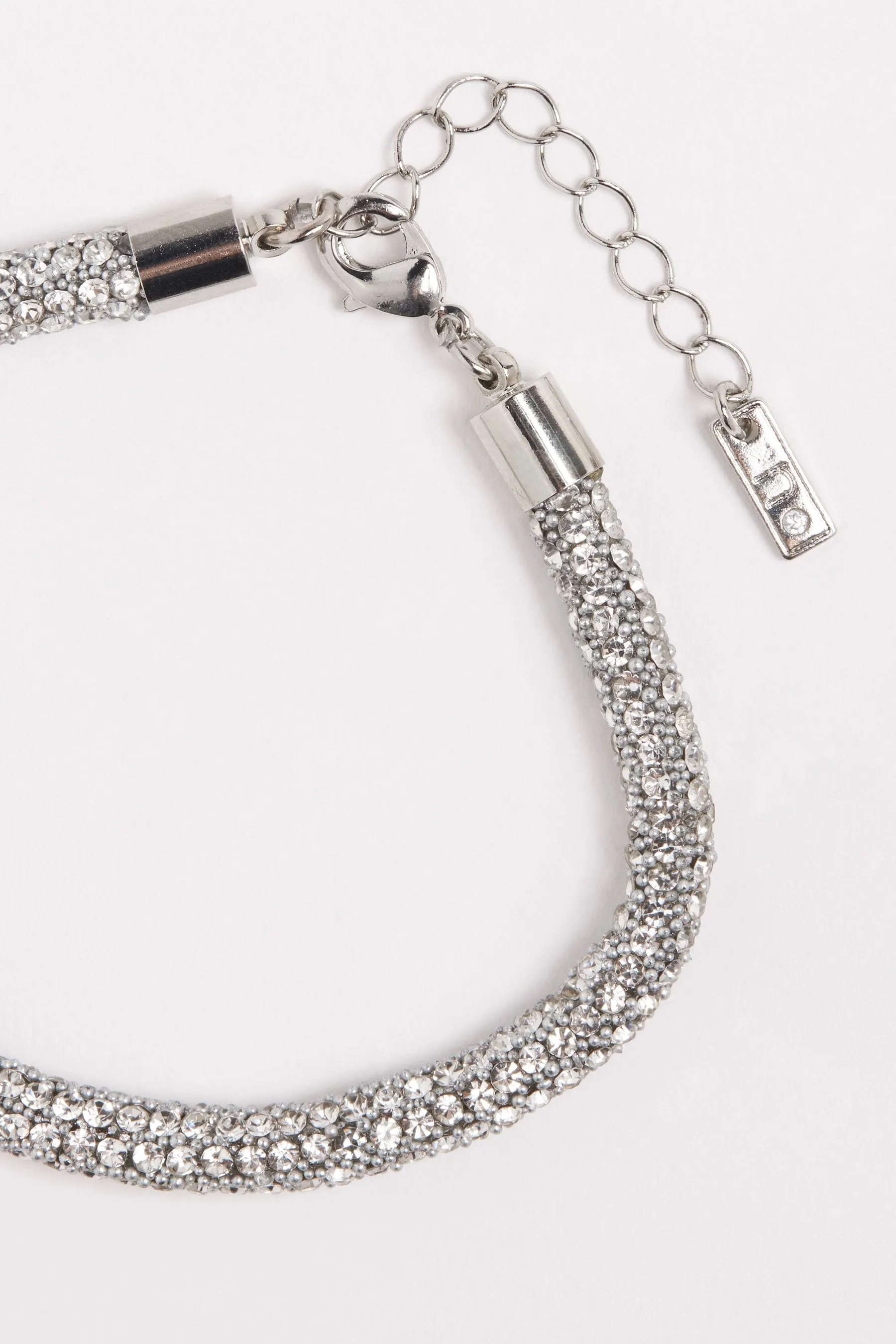 Colore argento  - Bracciale scintillante