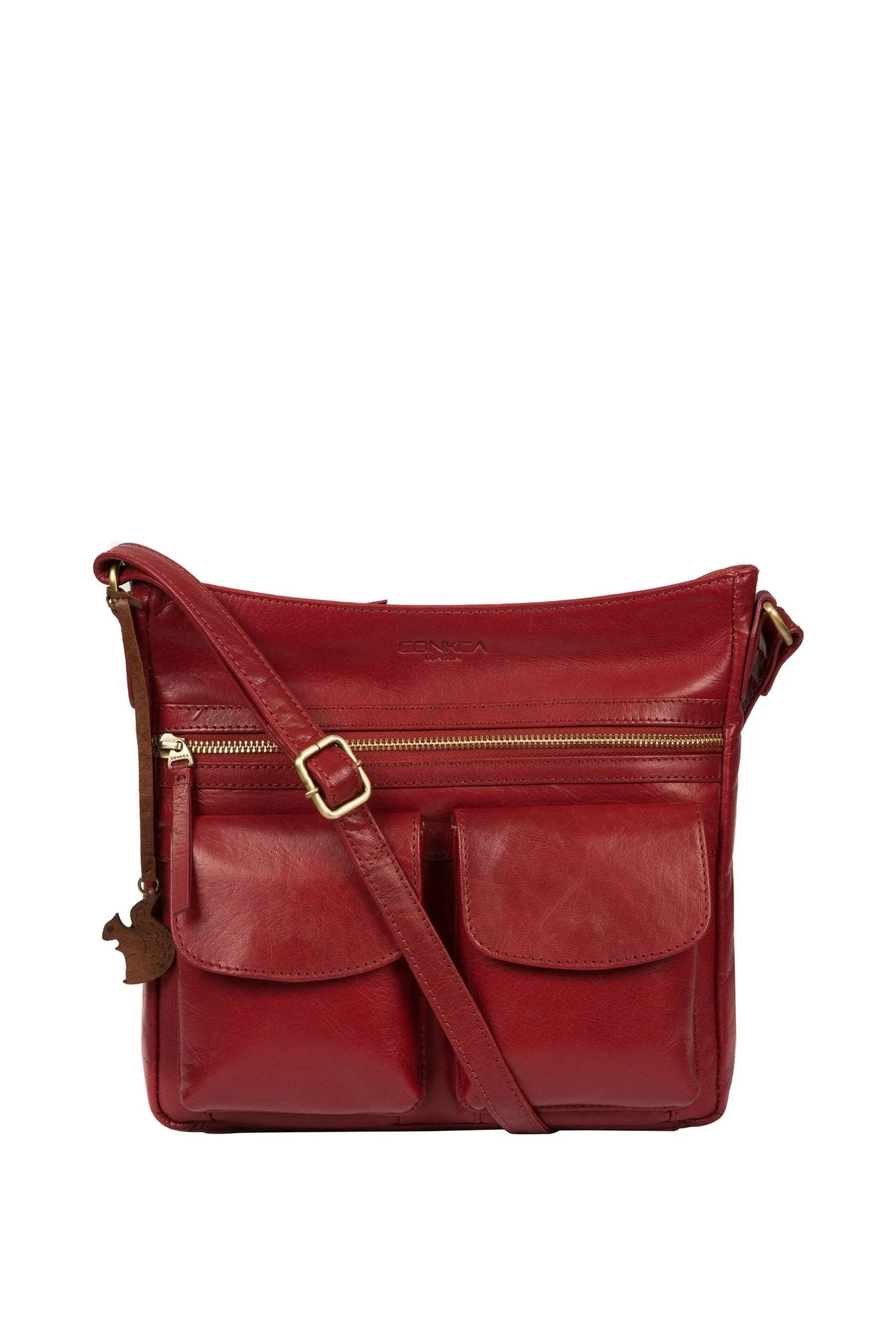 Conkca - Bon - Borsa a tracolla in pelle    