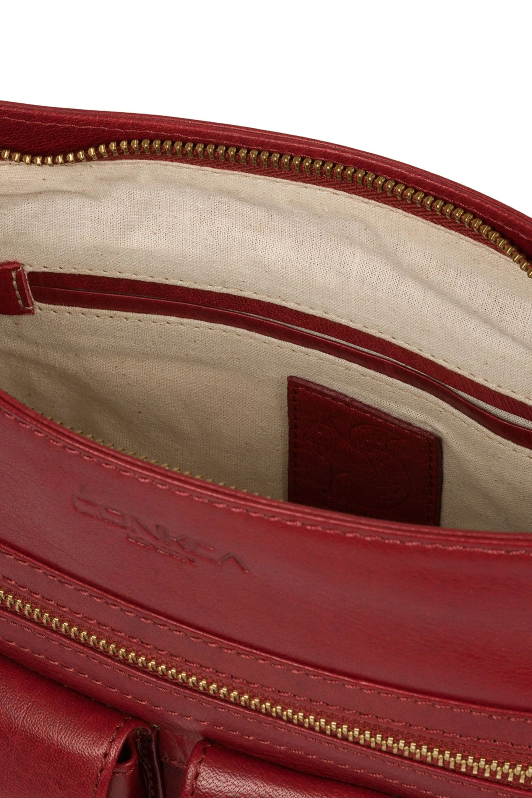 Conkca - Bon - Borsa a tracolla in pelle    