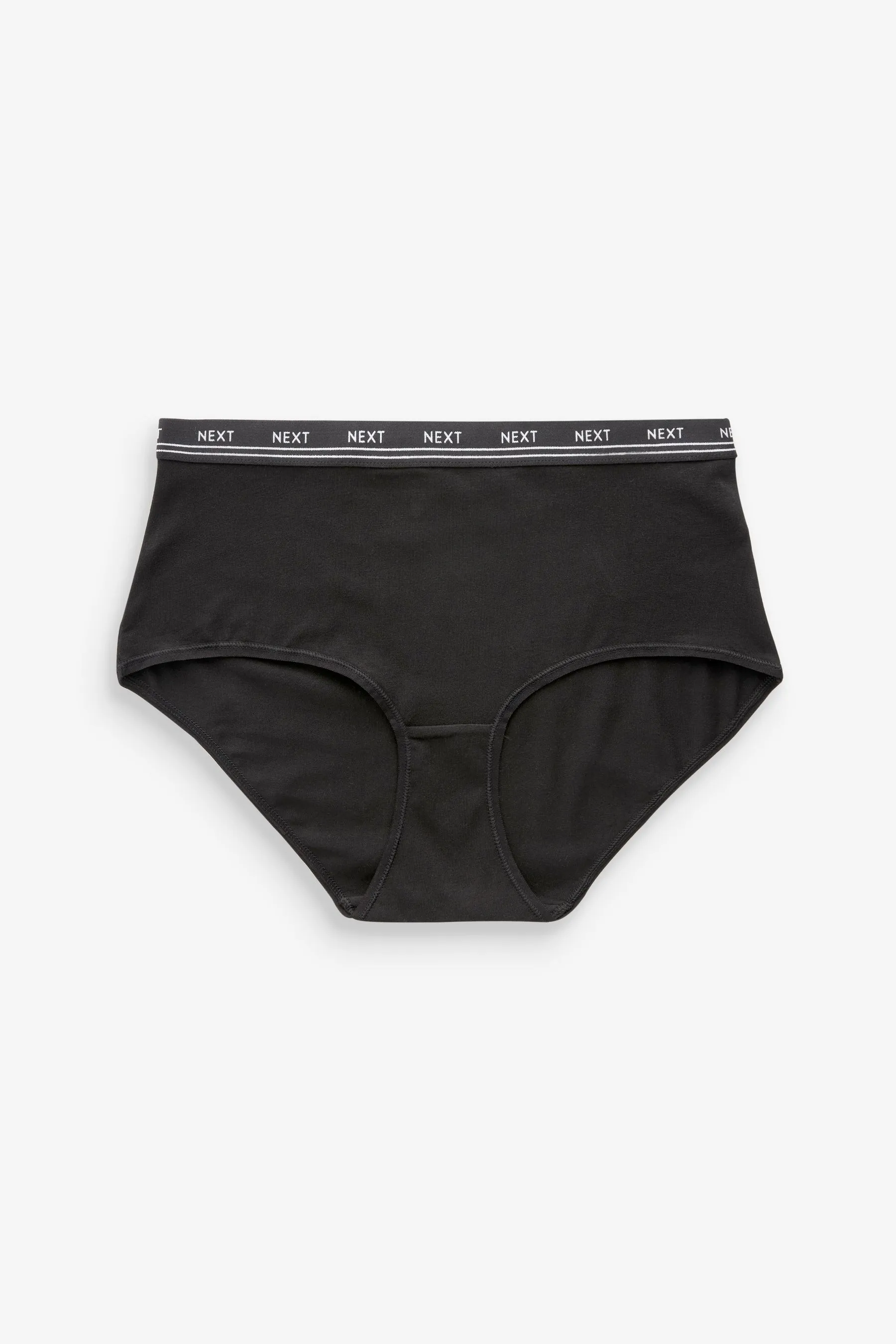 Cotton Rich Logo Knickers 4 Pack    