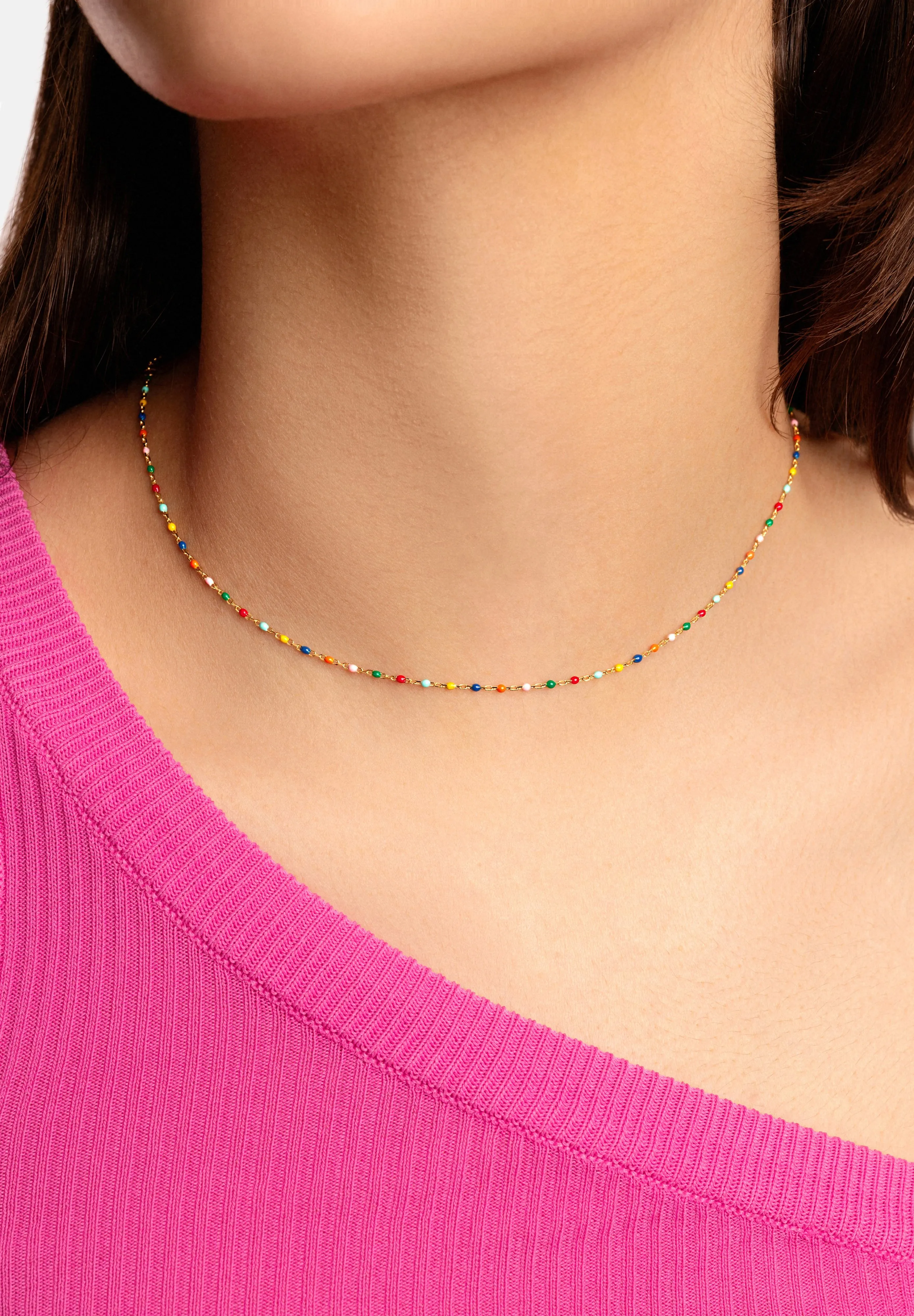 DOTS COLORS ENAMEL - Collana