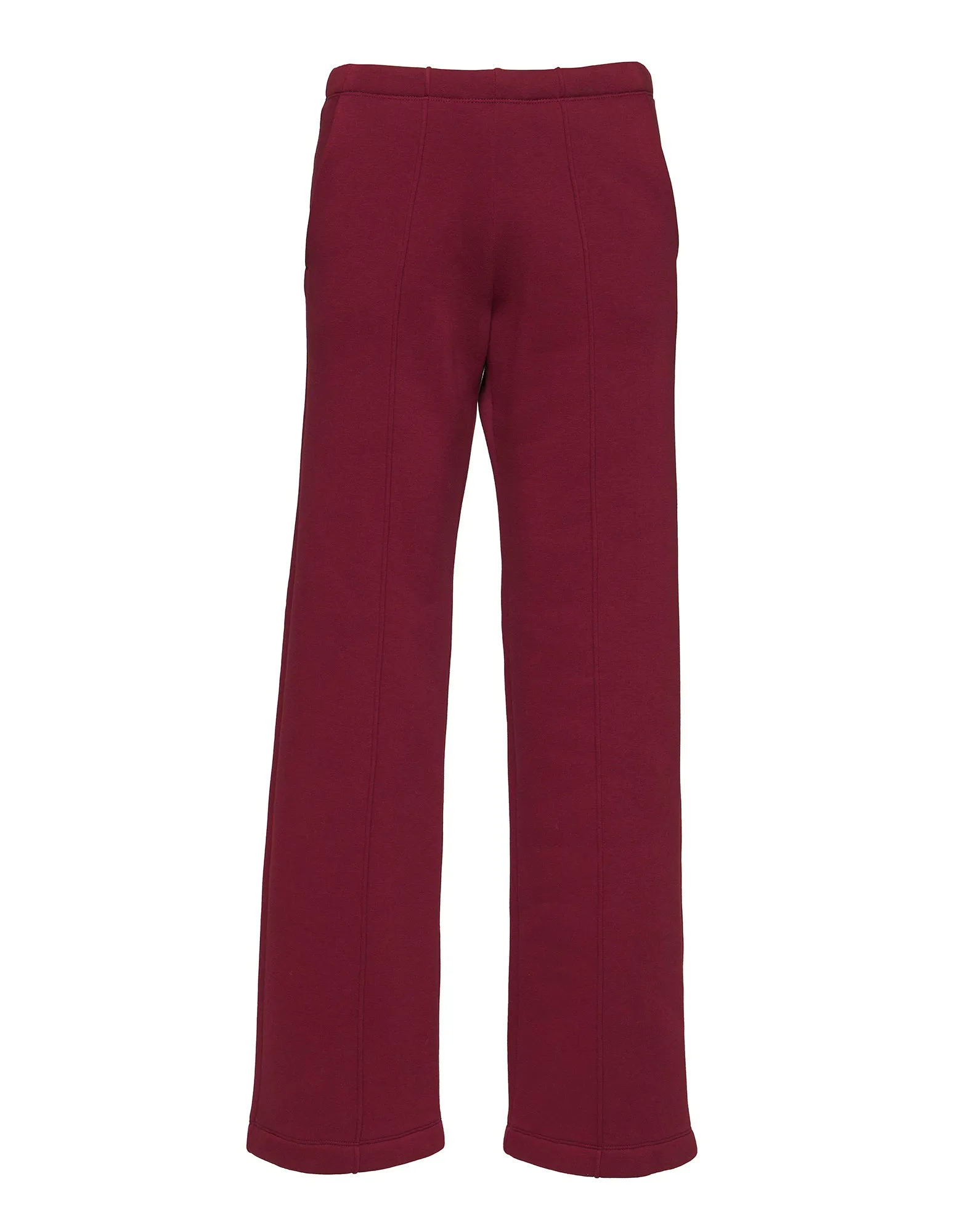 DOUUOD Pantaloni Lunghi in Felpa Soft Light Bordeaux