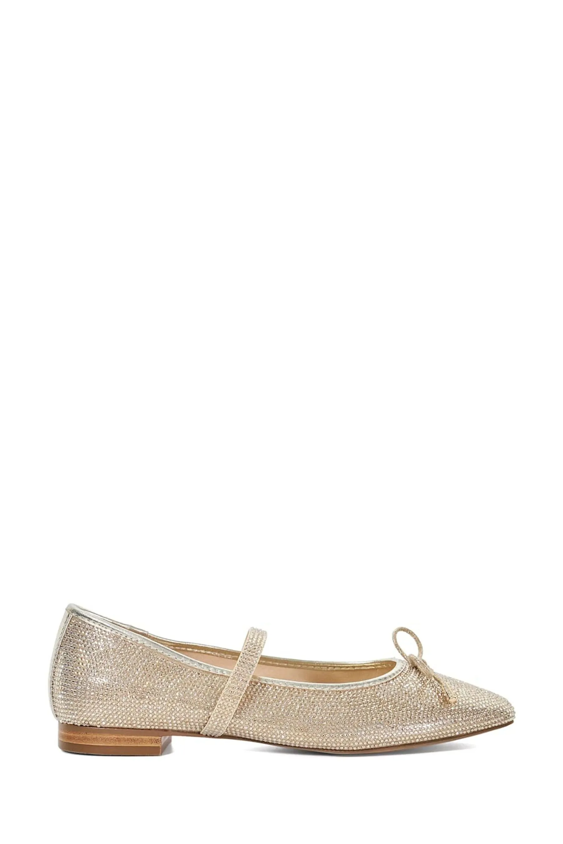 Dune London - Holly - Scarpe basse a ballerina Mary Jane decorata