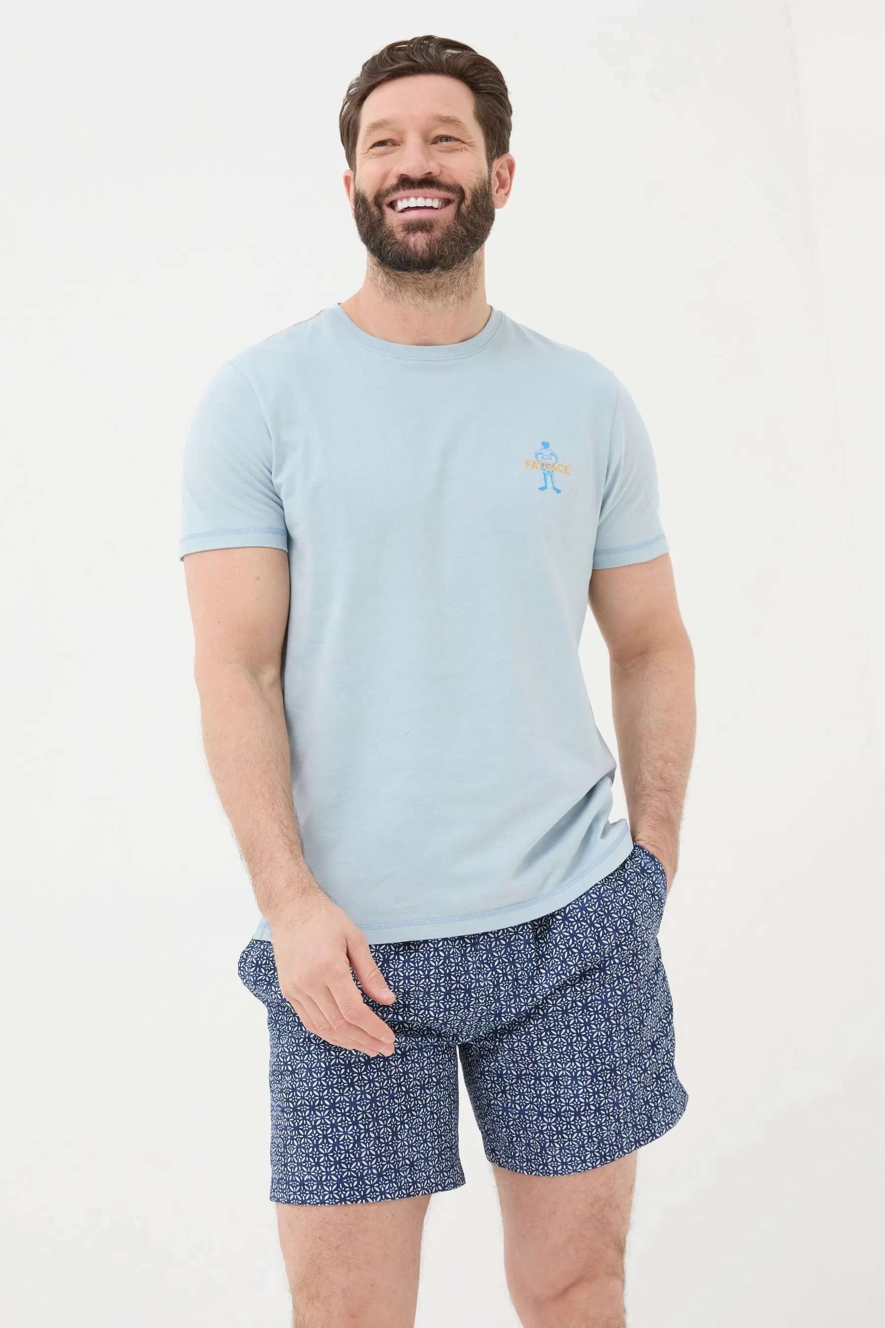 FatFace - T-shirt con scritta 