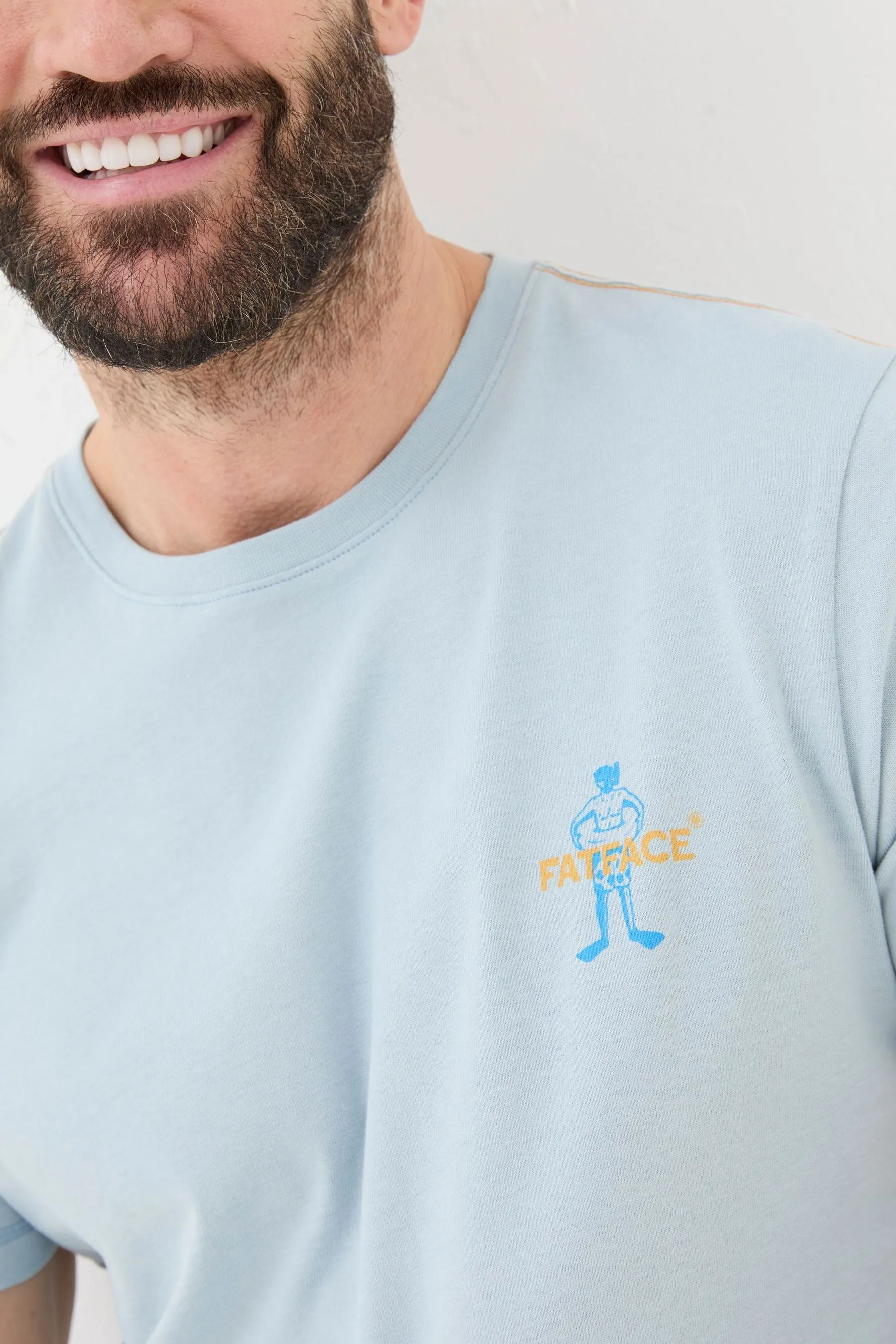 FatFace - T-shirt con scritta 