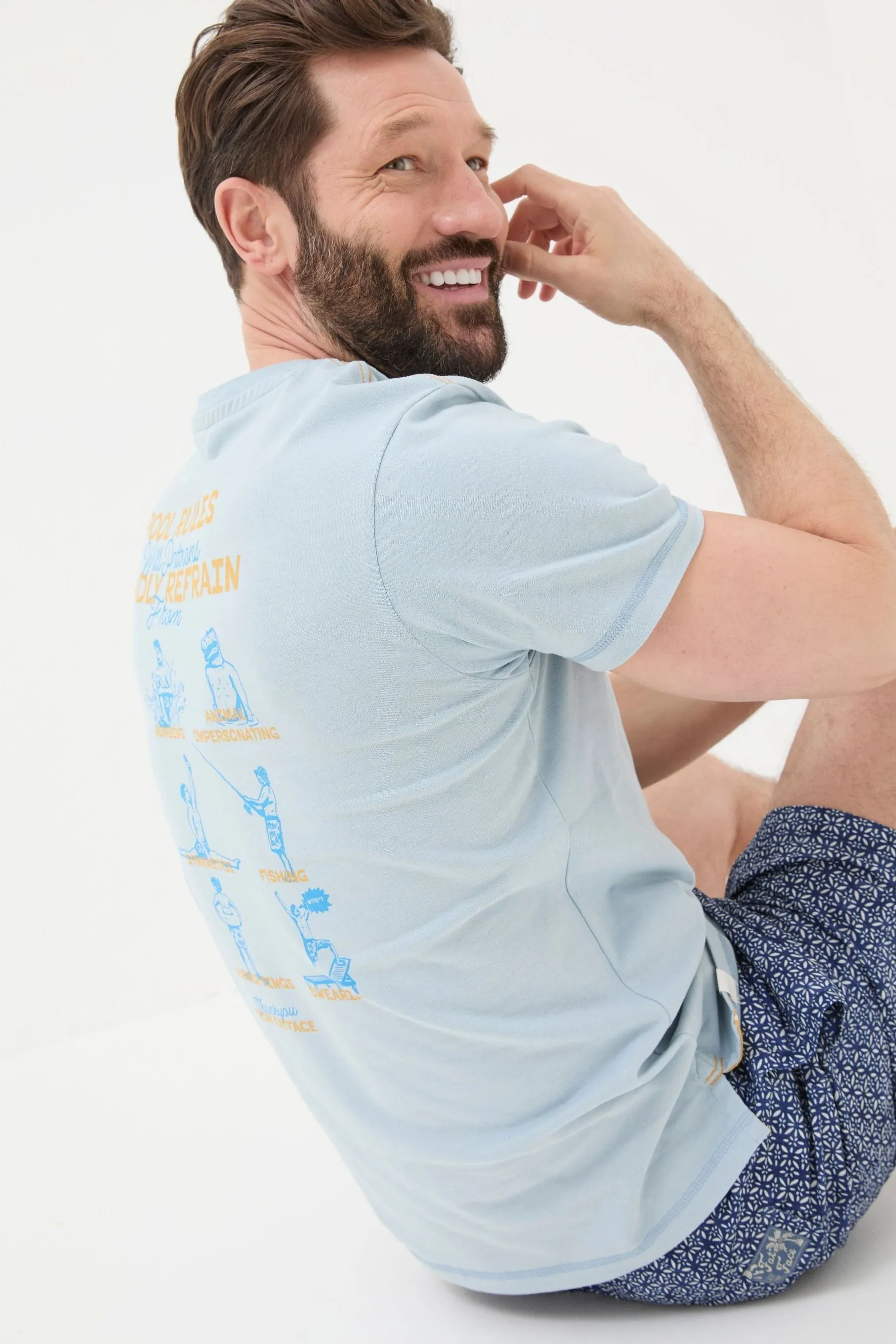 FatFace - T-shirt con scritta 