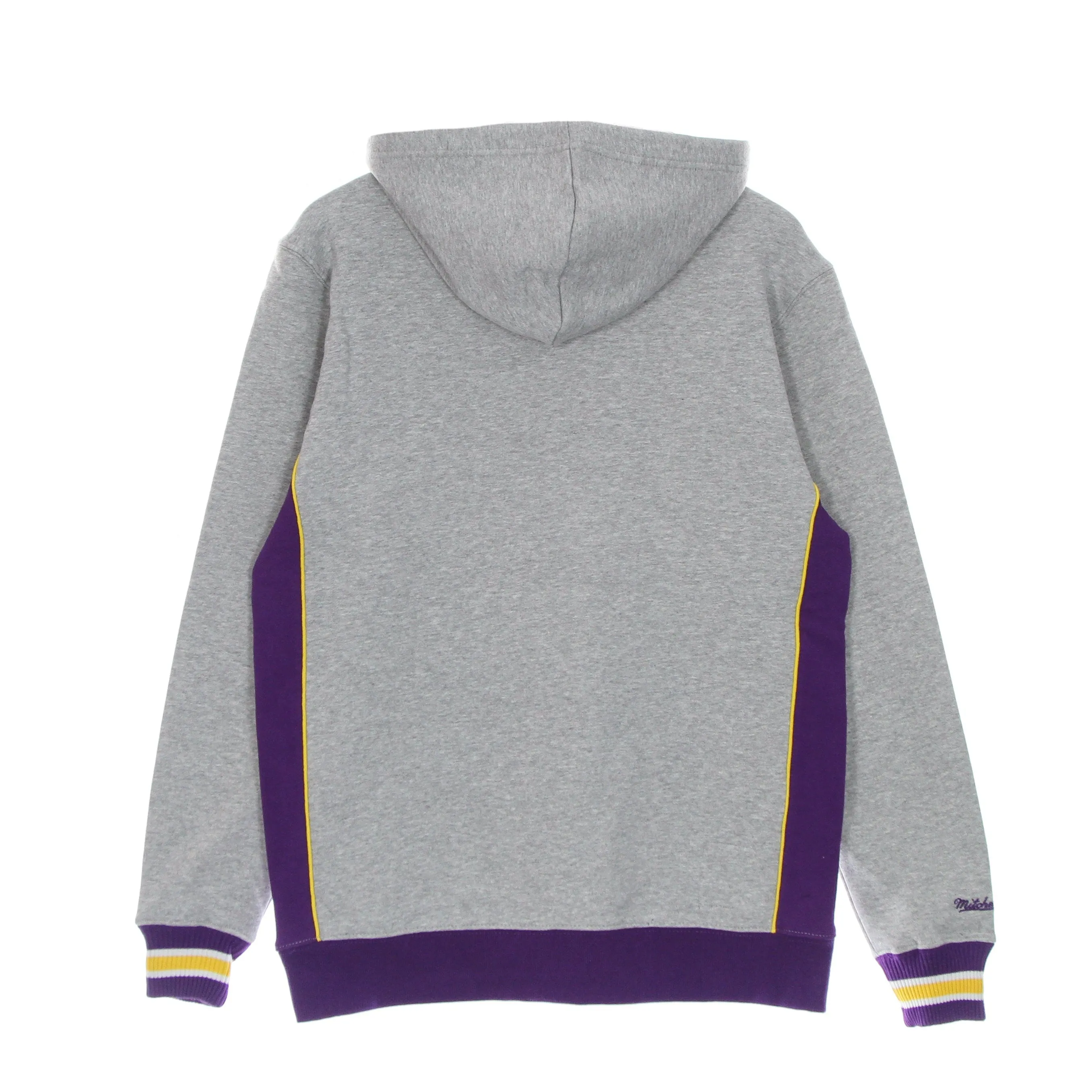 Felpa Cappuccio Uomo Ncaa Pinnacle Heavyweight Fleece Hoodie Loutig Purple/yellow