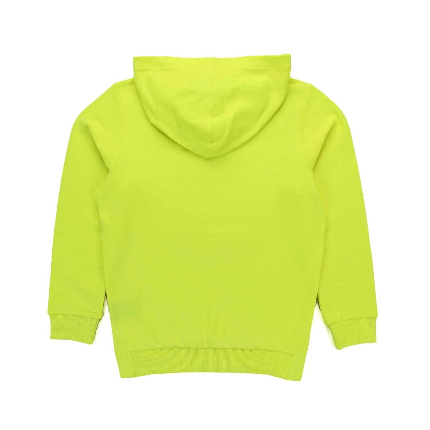 Felpa Giallo Fluo Con Logo Bambina E Teenager
