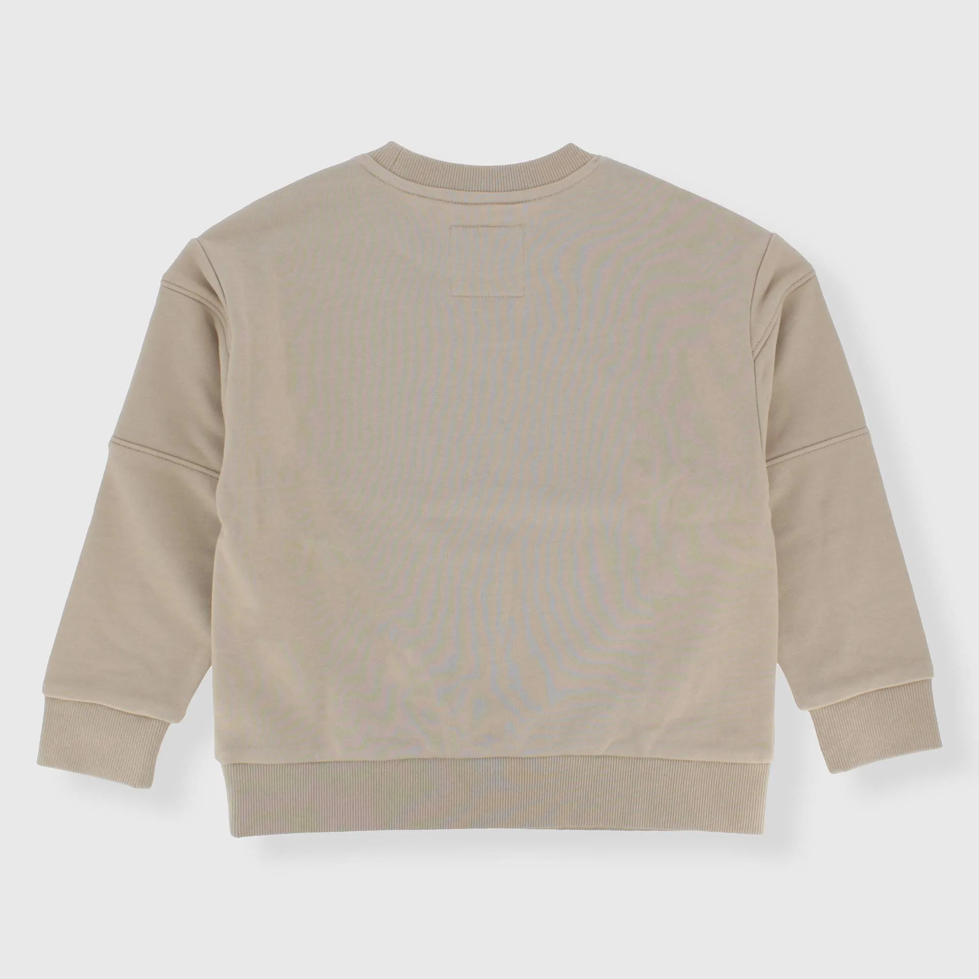 Felpa girocollo da bambino, BEIGE            