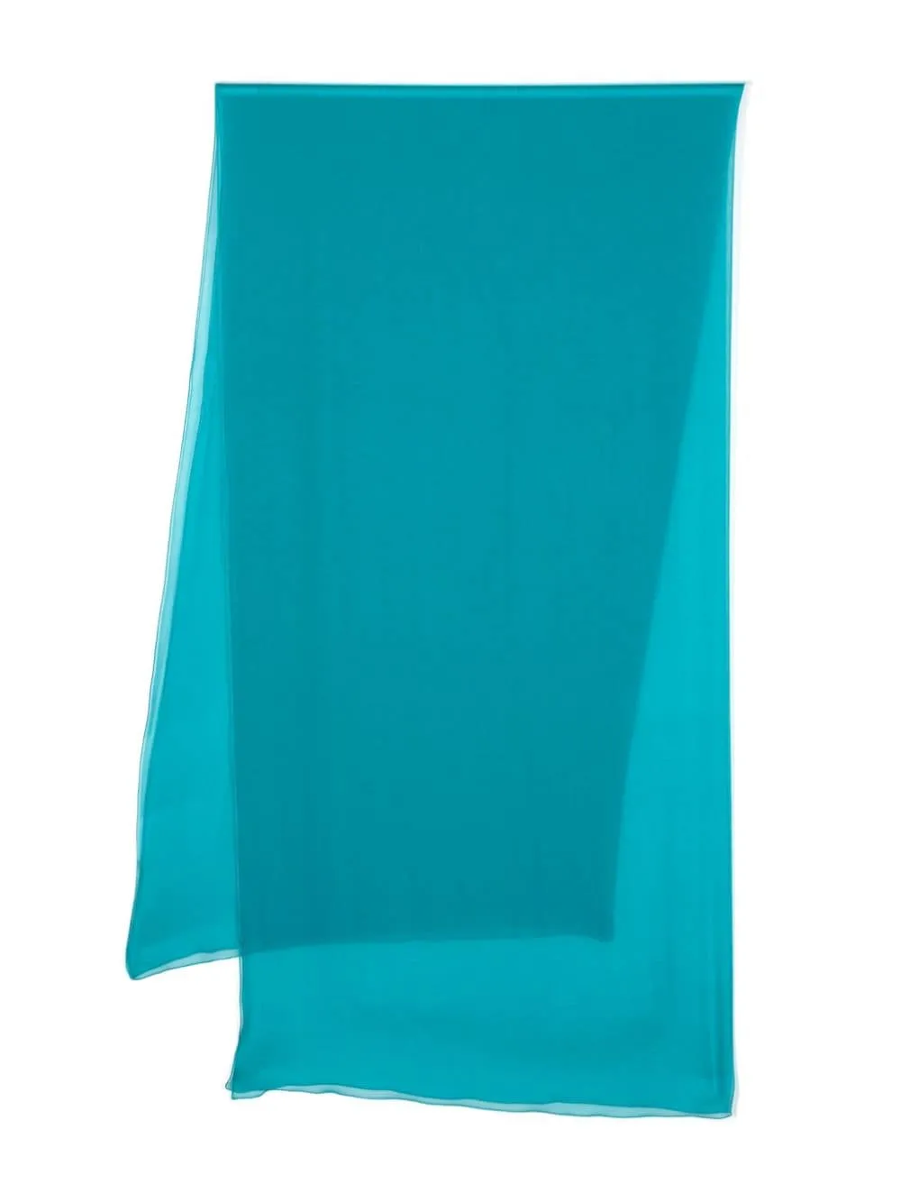 Foulard in chiffon in blu - donna
