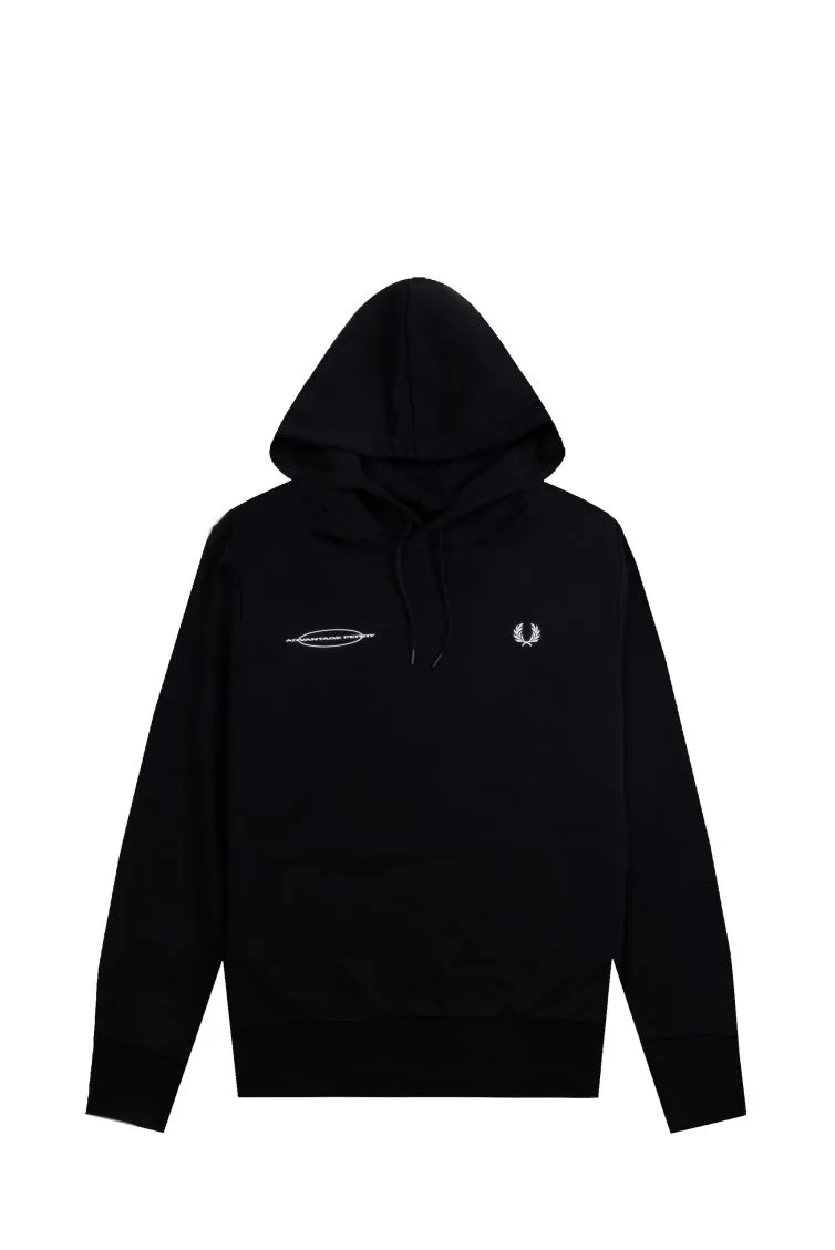 FRED PERRY FELPA M8650 BLACK