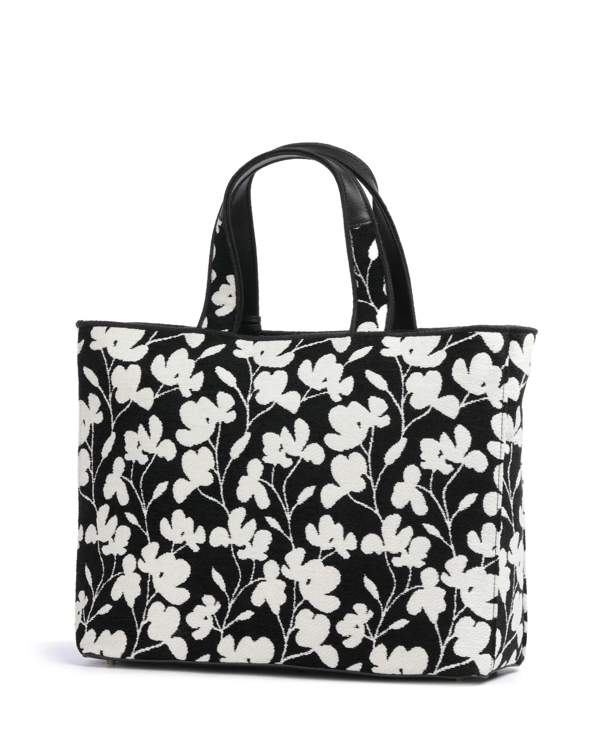  Furla Alissa L Borsa a mano tissu nero/bianco  