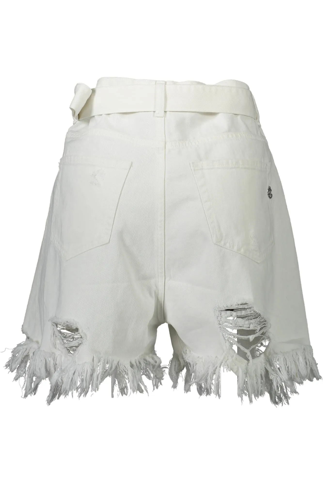 Gaelle Paris pantalone bermuda bianco   