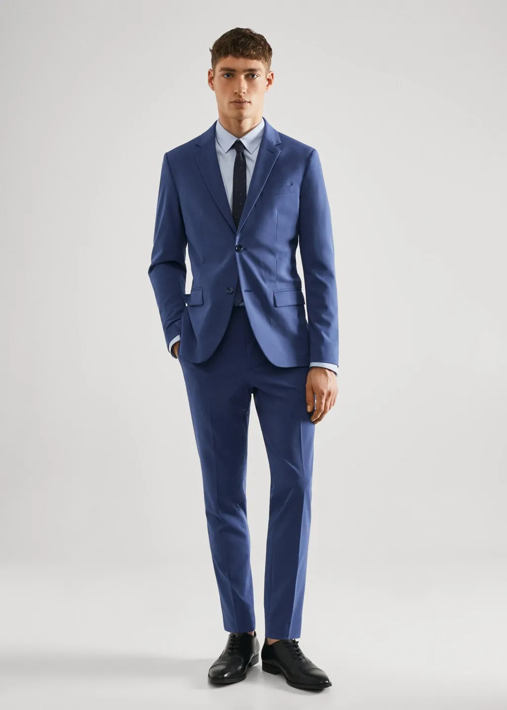 Giacca completo super slim-fit tessuto stretch