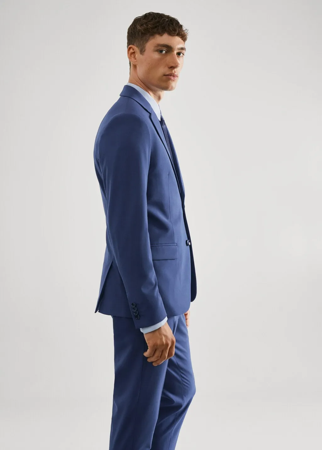 Giacca completo super slim-fit tessuto stretch