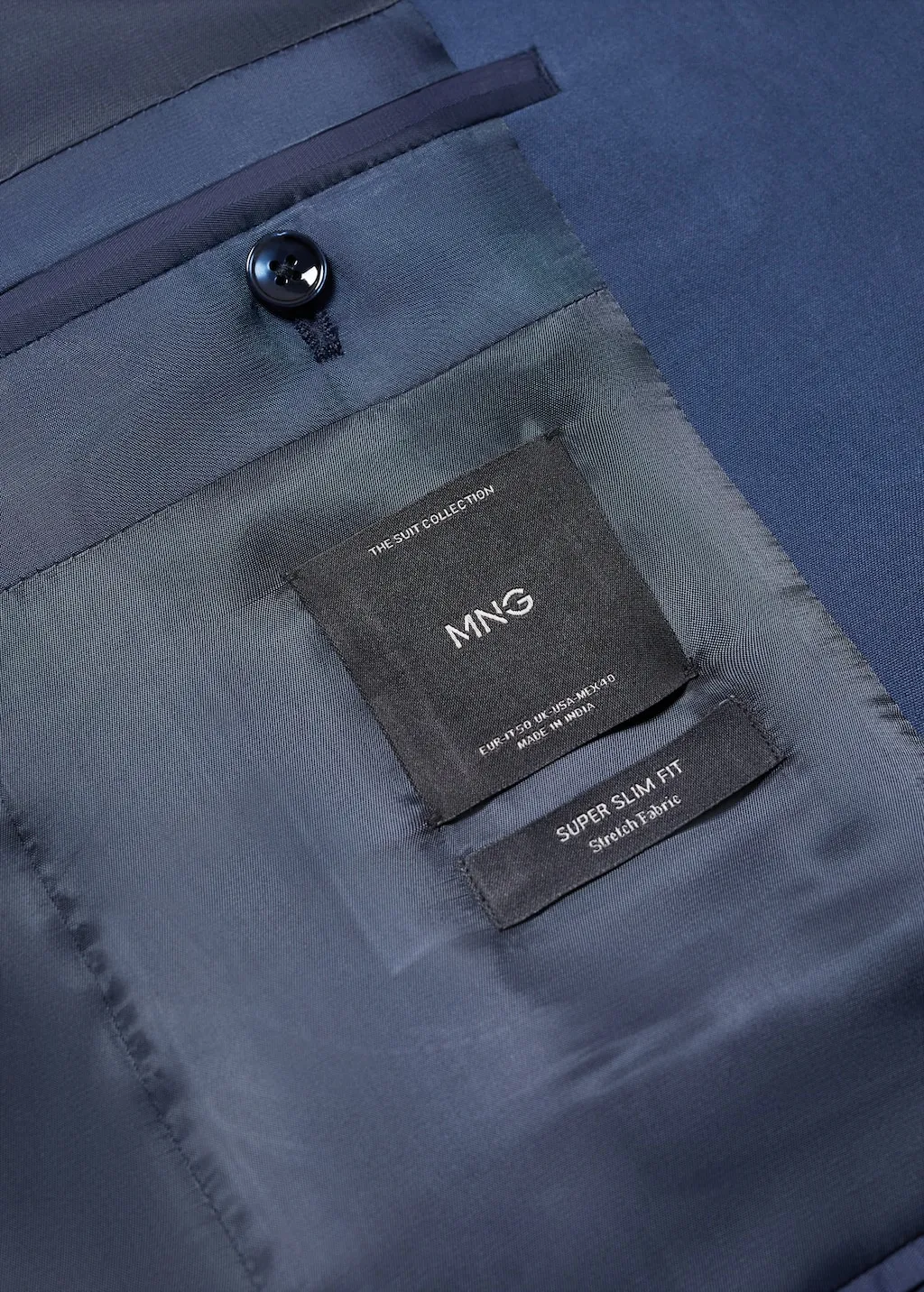 Giacca completo super slim-fit tessuto stretch