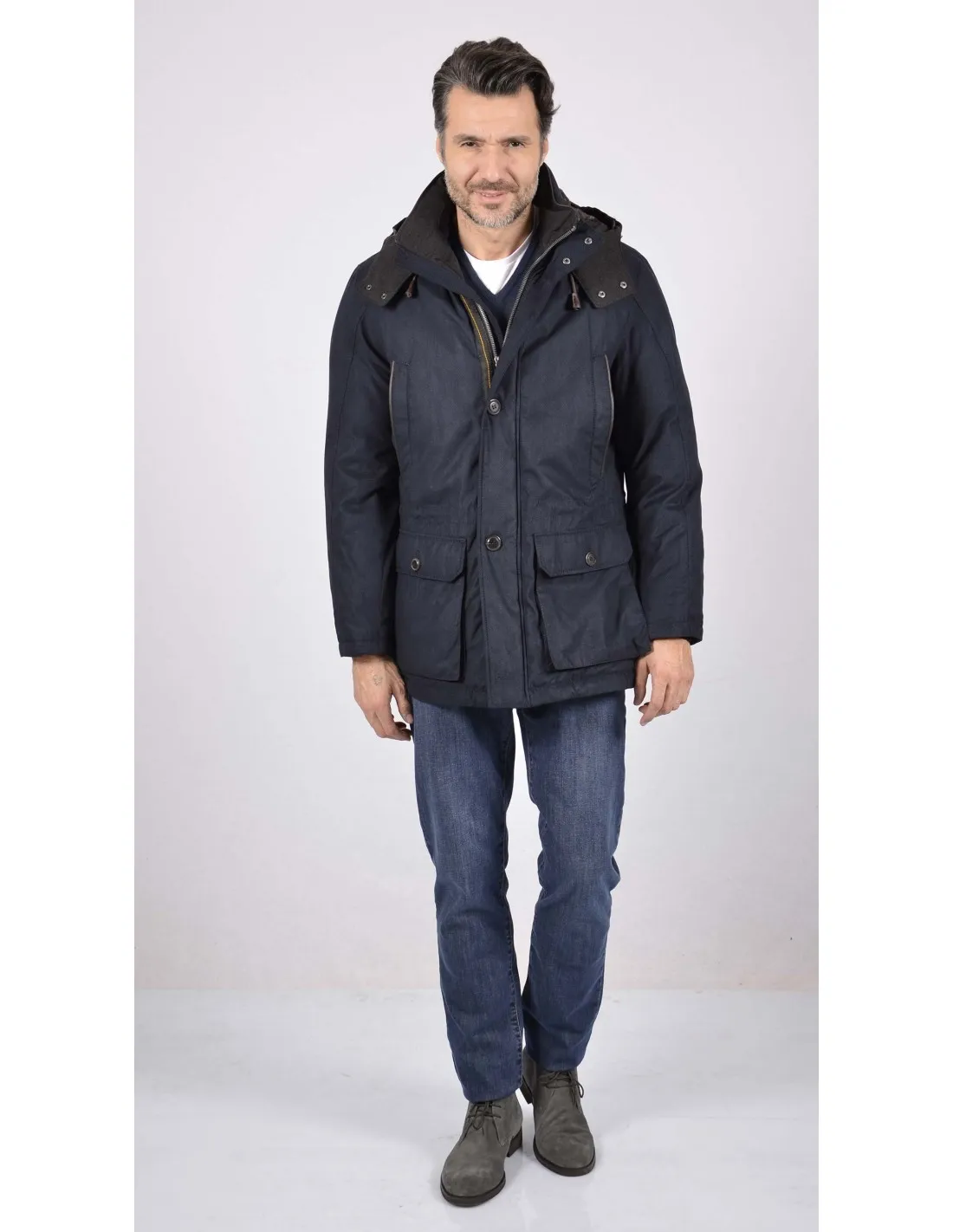 Giaccone Parka Microma blu BGT