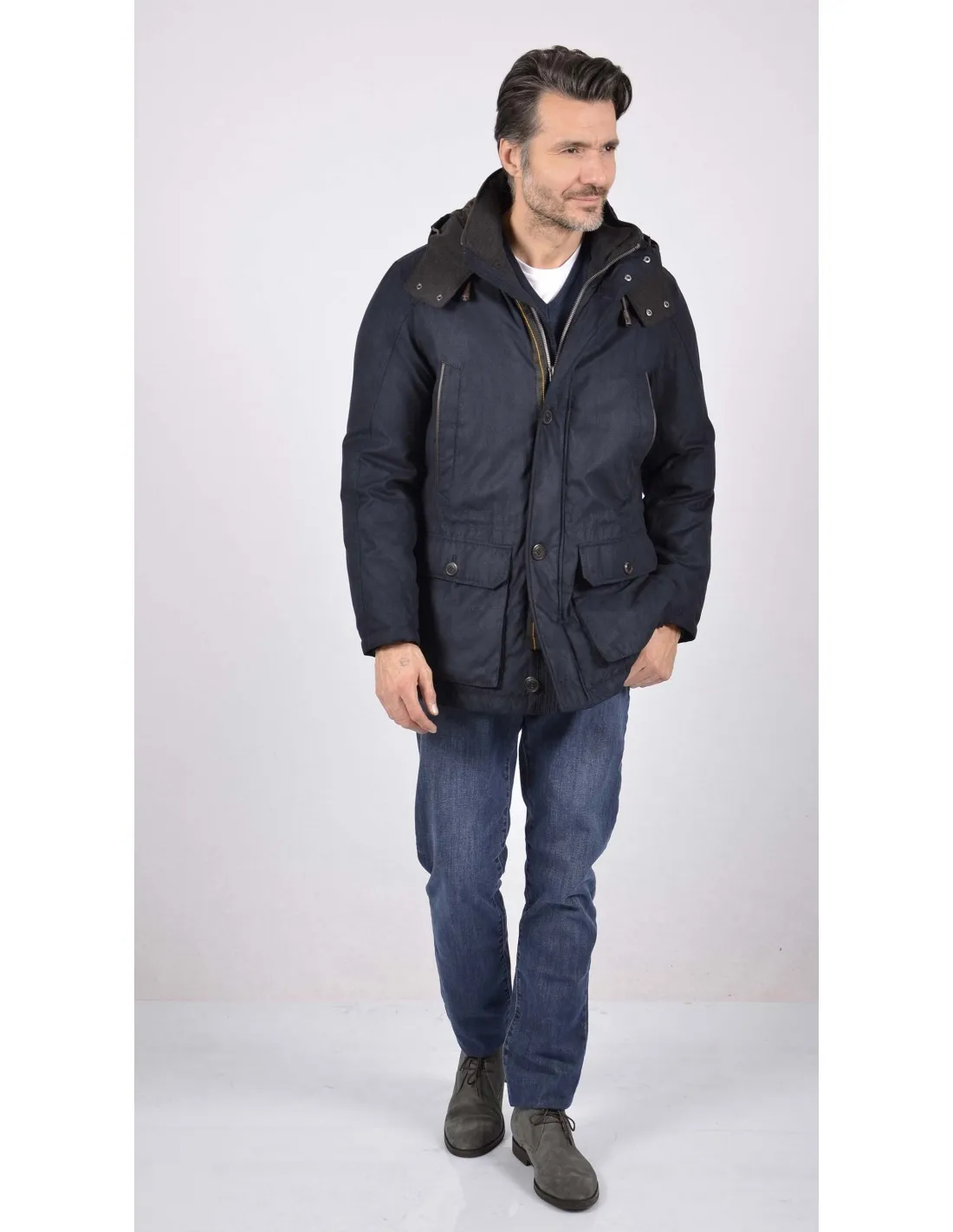 Giaccone Parka Microma blu BGT