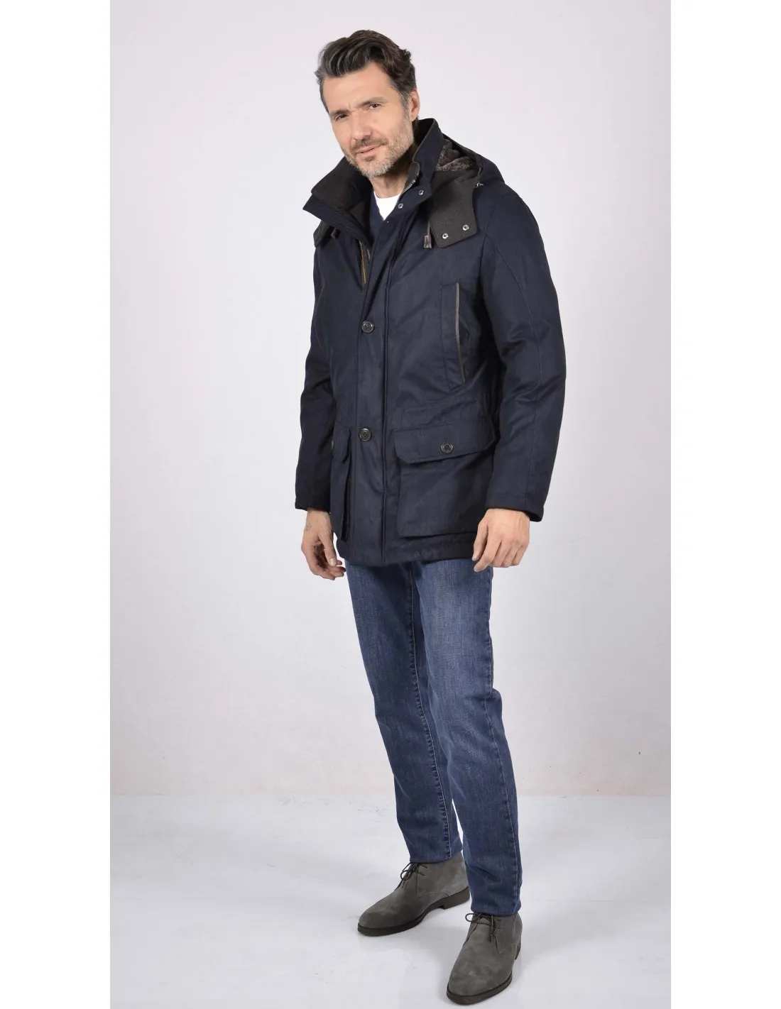 Giaccone Parka Microma blu BGT