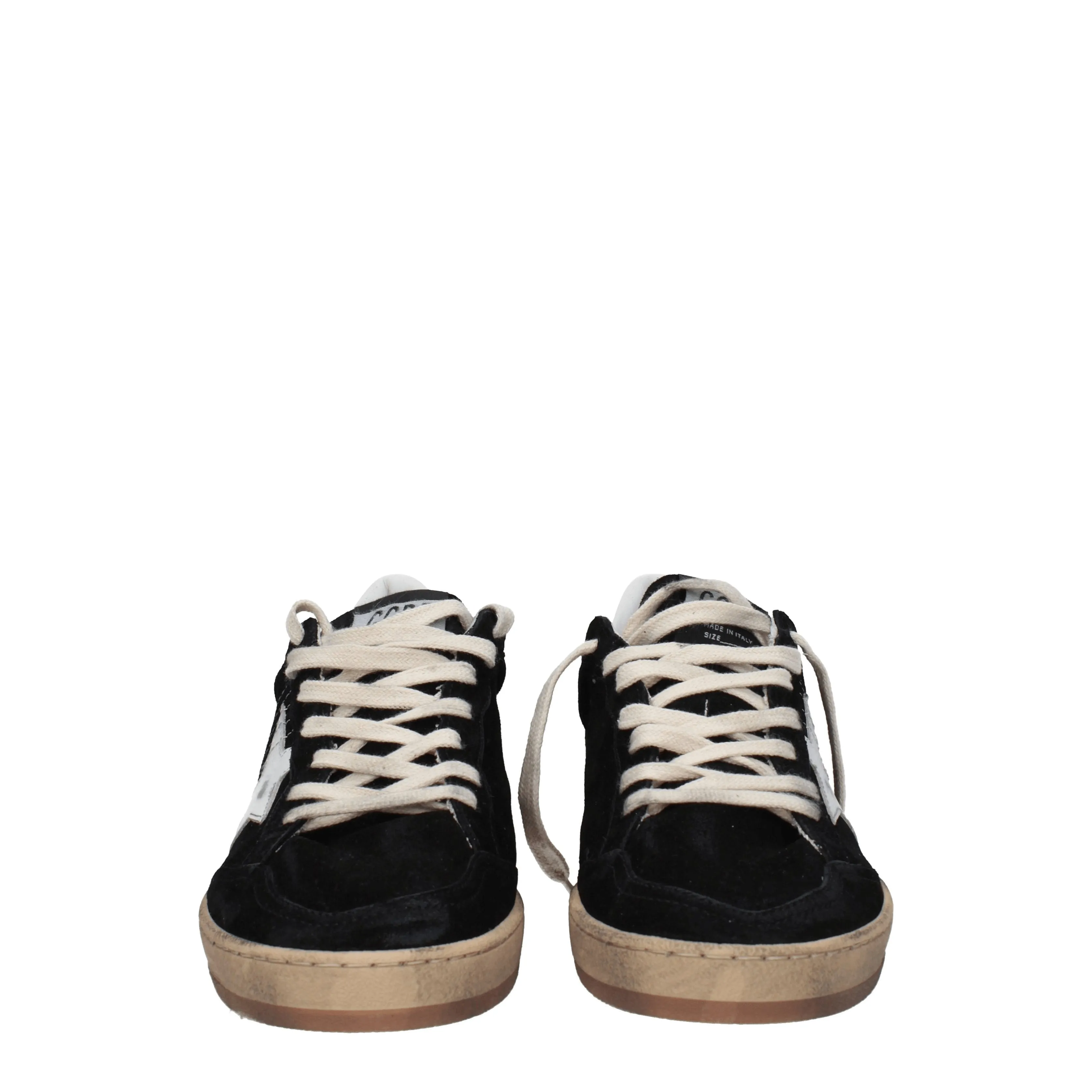 Golden Goose Sneakers Ball star Donna Camoscio Nero/Bianco