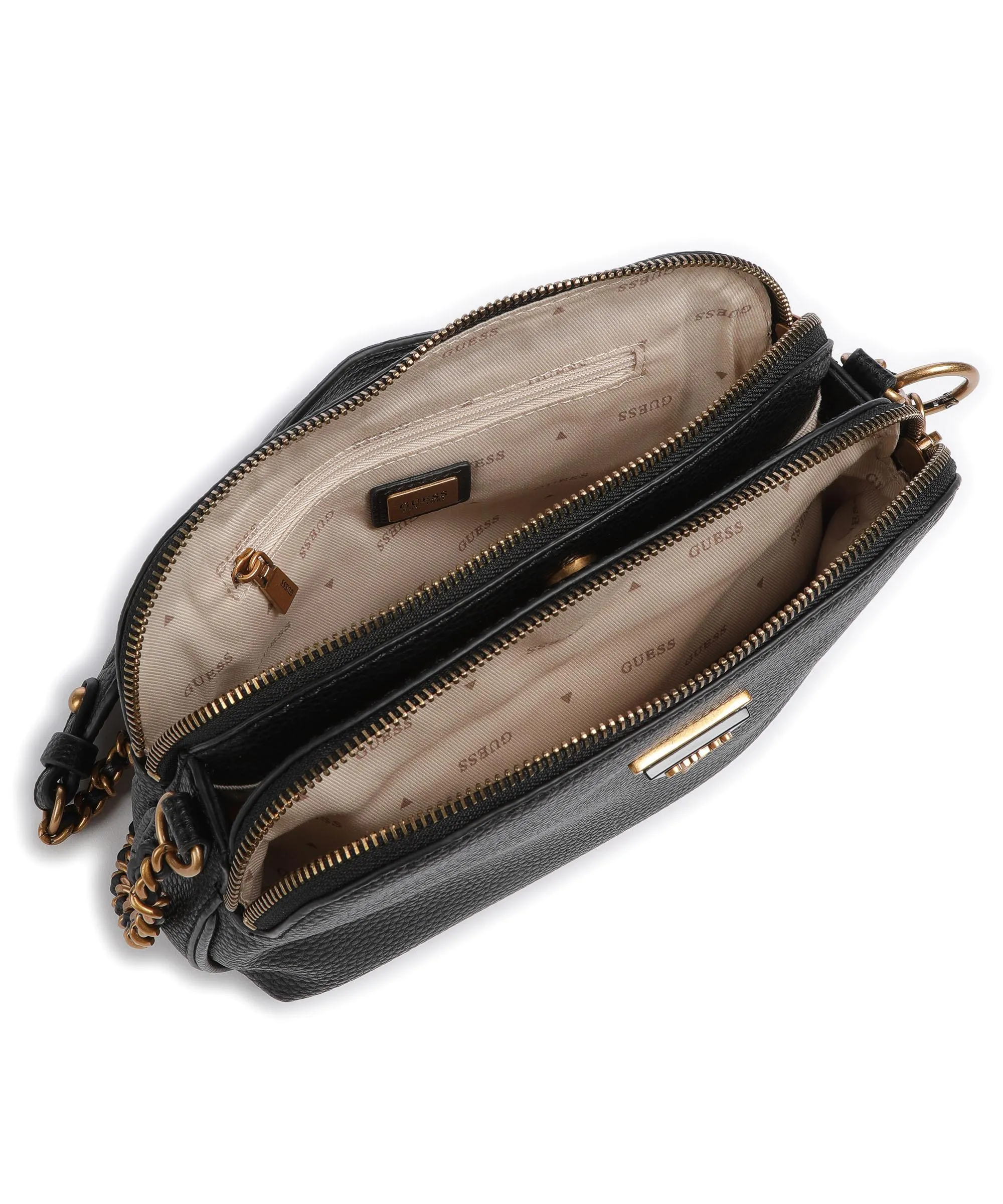  Guess Becci Borsa a tracolla pelle sintetica nero  