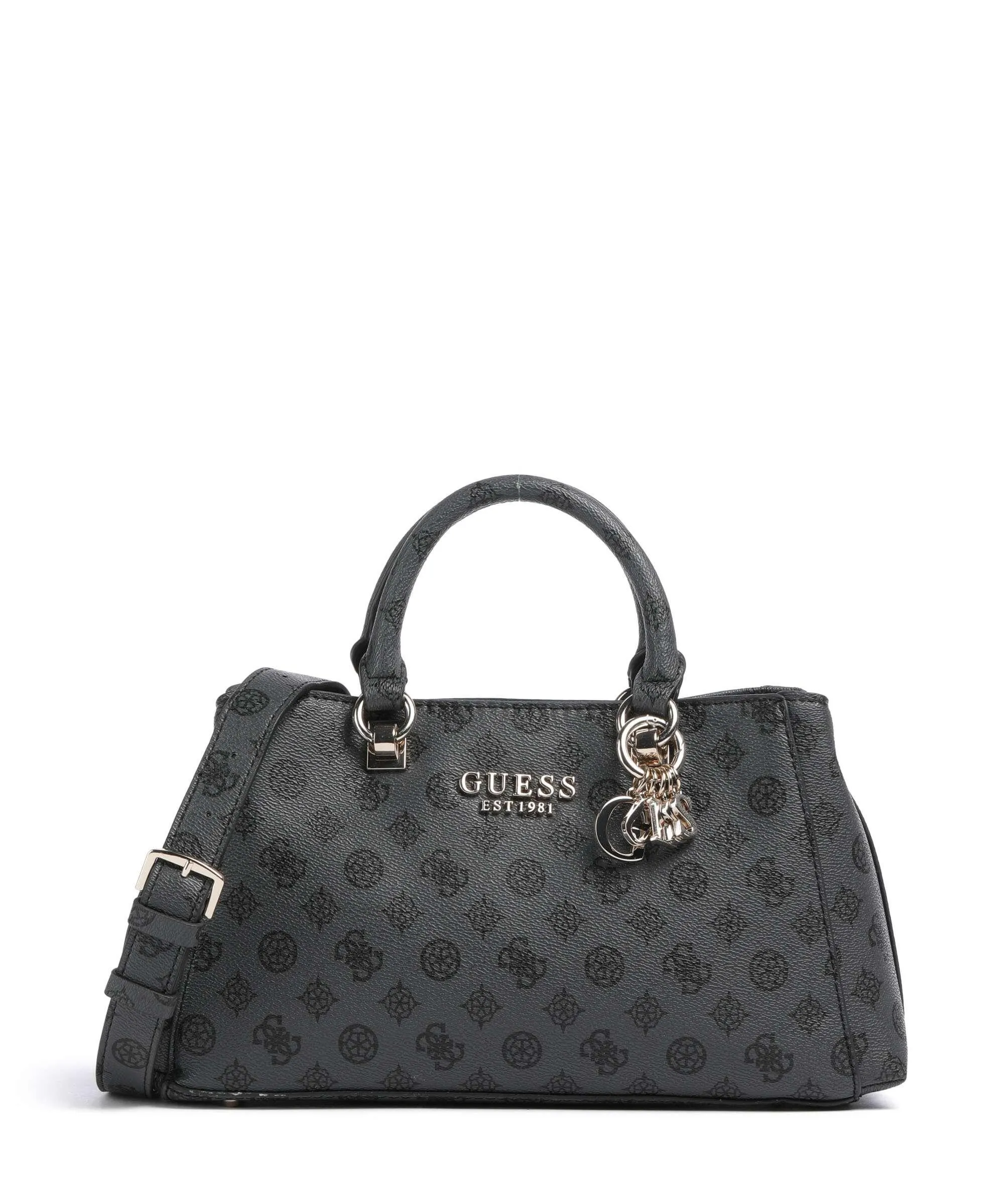  Guess Evelune Borsa a mano pelle sintetica antracite  